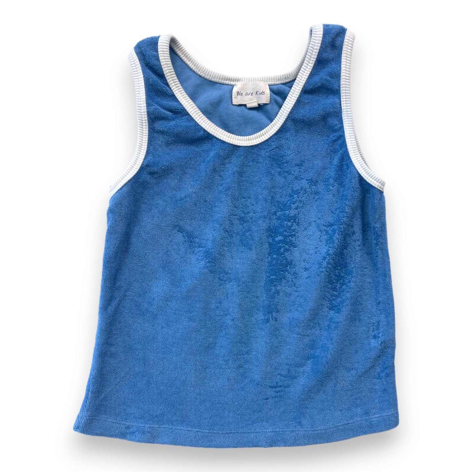 WE ARE KIDS - Blaues Frottee-Tanktop - 4/5 Jahre