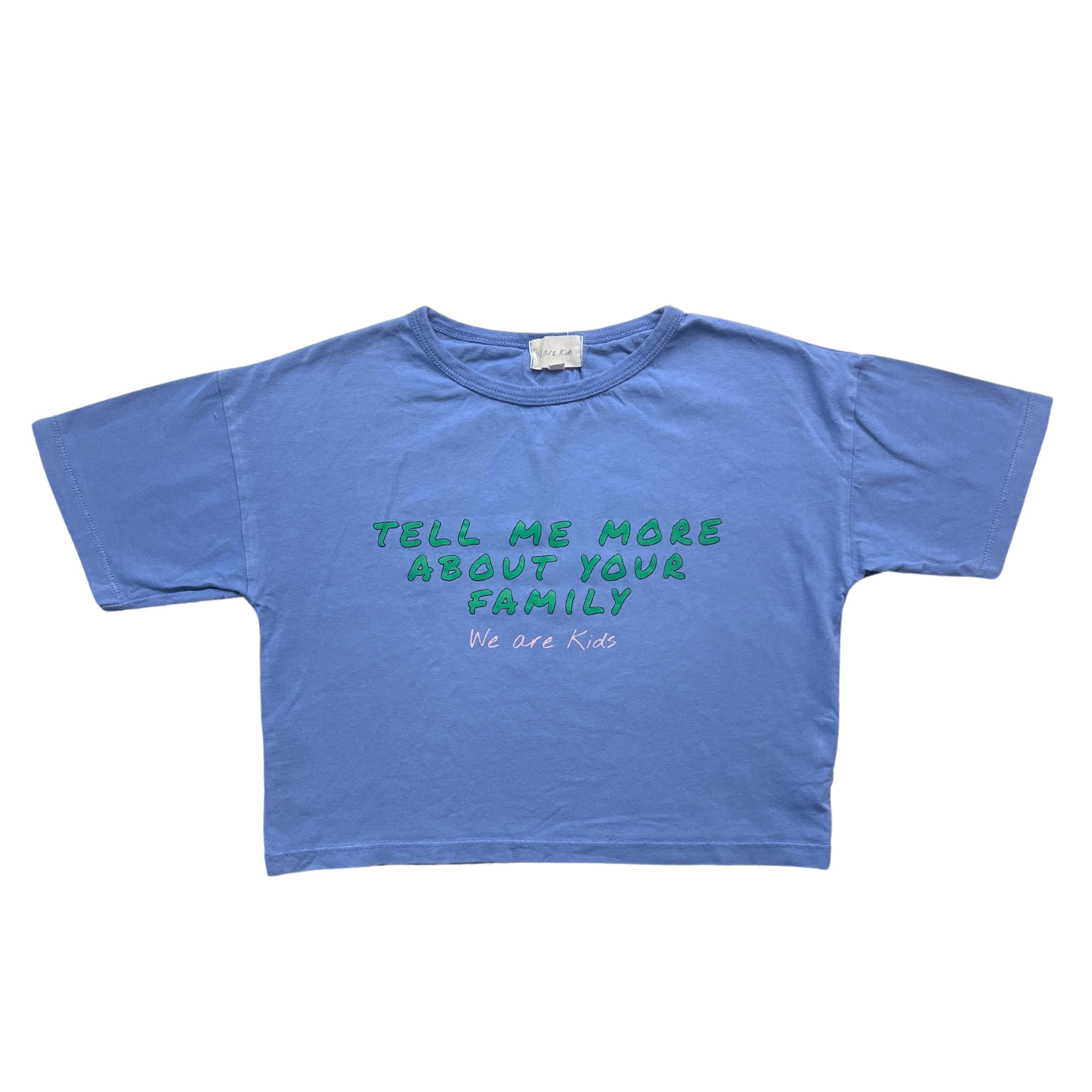 WE ARE KIDS - Blaues T-Shirt mit Aufschriften - 4/5 Jahre