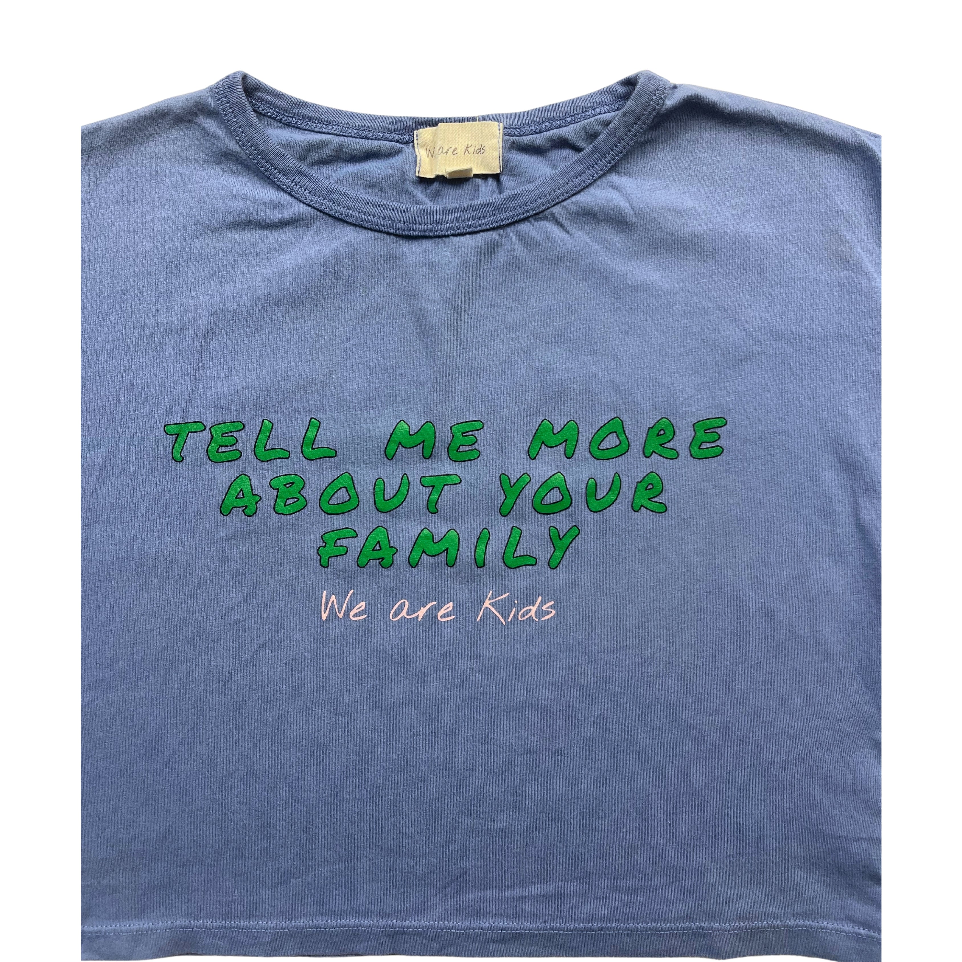 WE ARE KIDS - Blaues T-Shirt mit Aufschriften - 4/5 Jahre