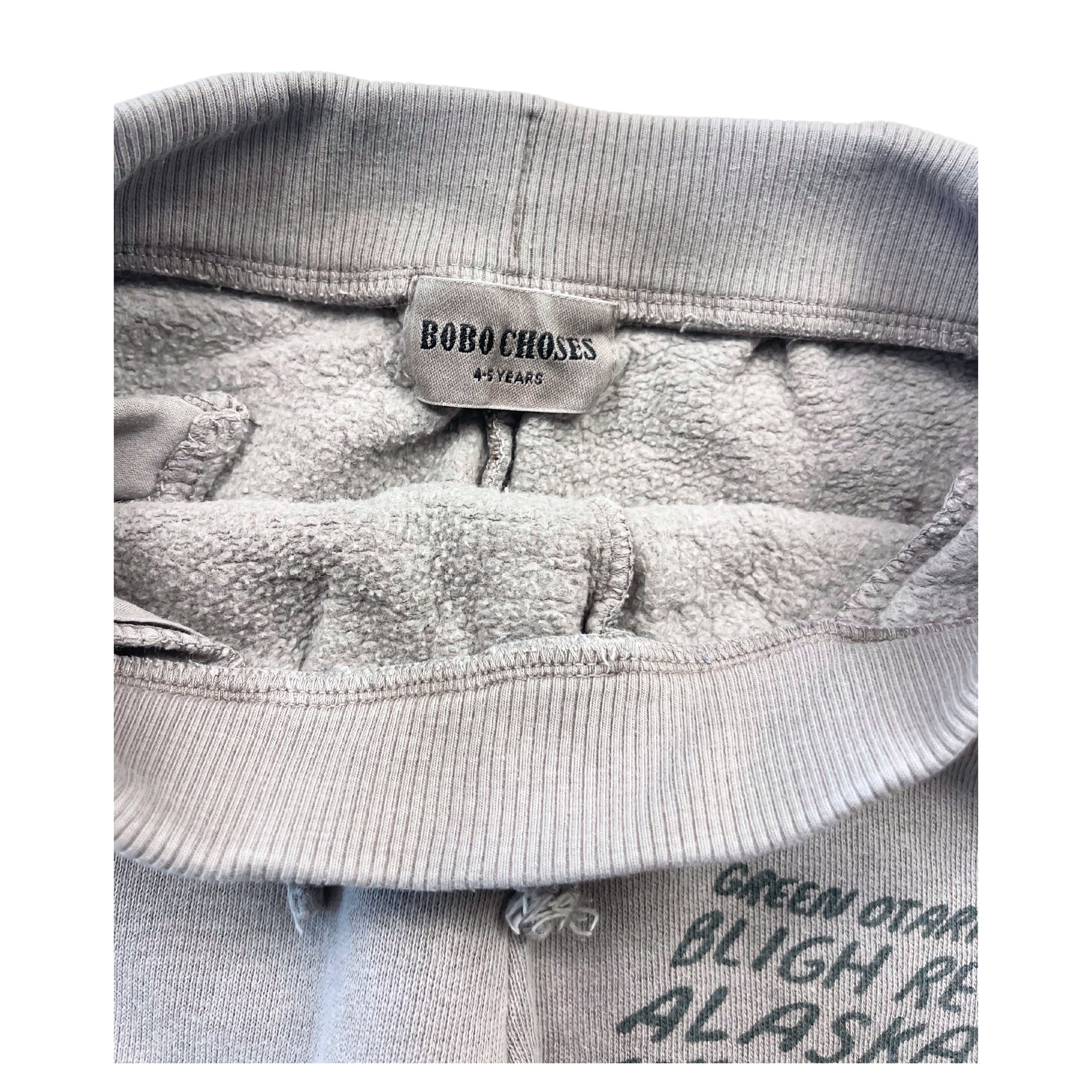 BOBO CHOSES - Grau gemusterte Jogginghose - 4/5 Jahre