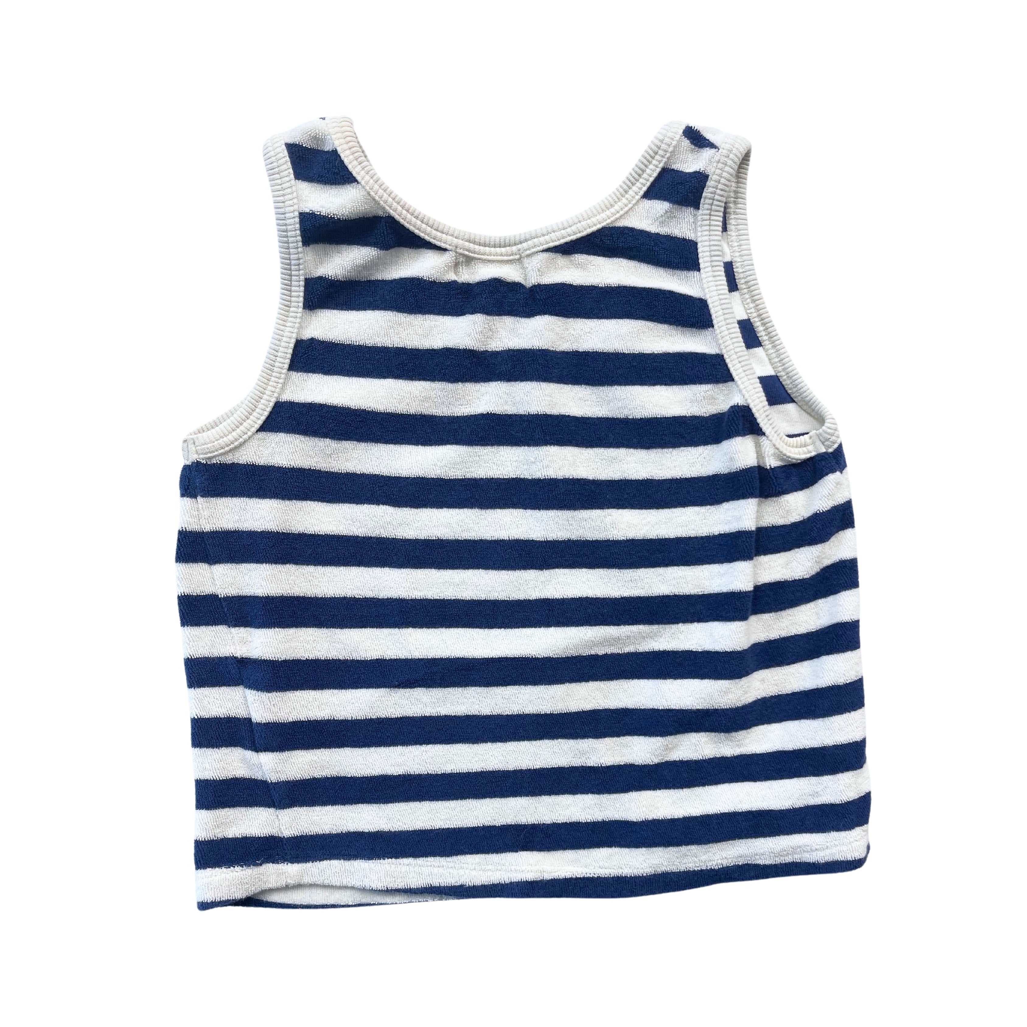 WE ARE KIDS - Striped terrycloth tank top - 4/5 years