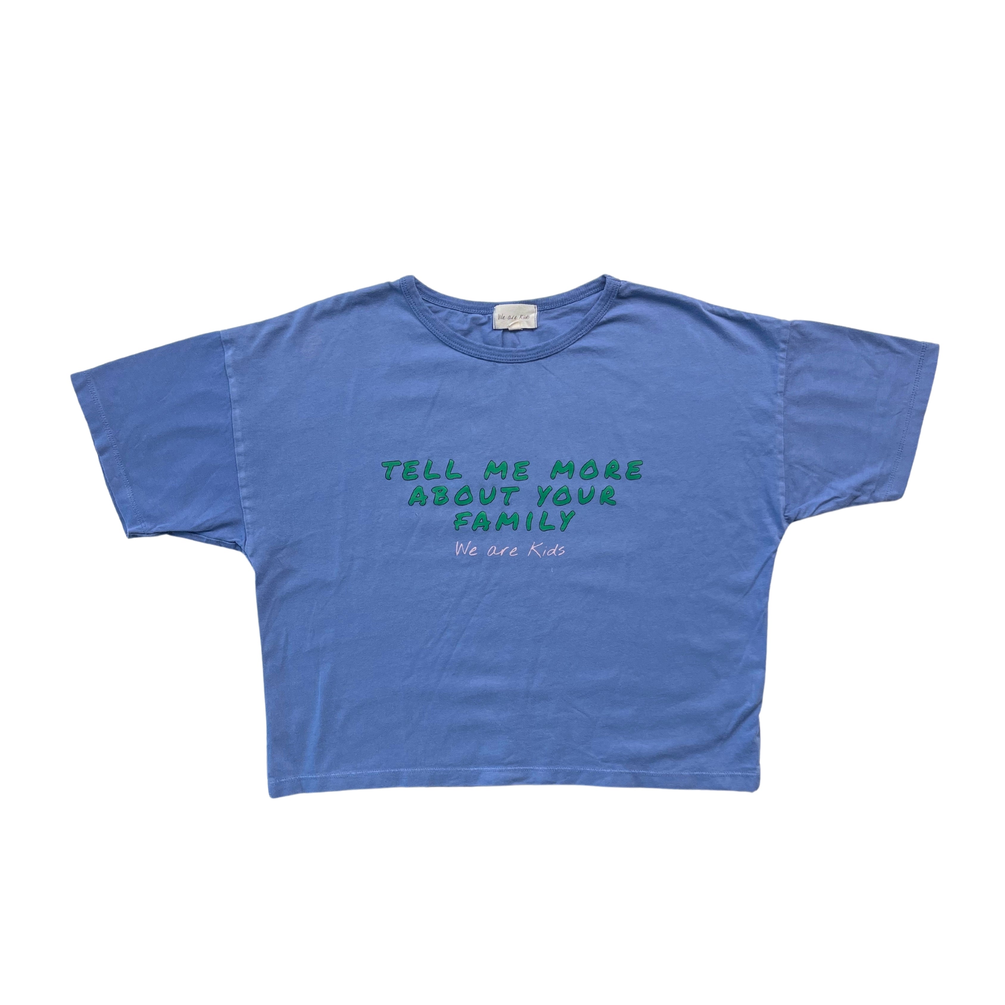WE ARE KIDS - Blaues T-Shirt mit Aufschriften - 8/9 Jahre