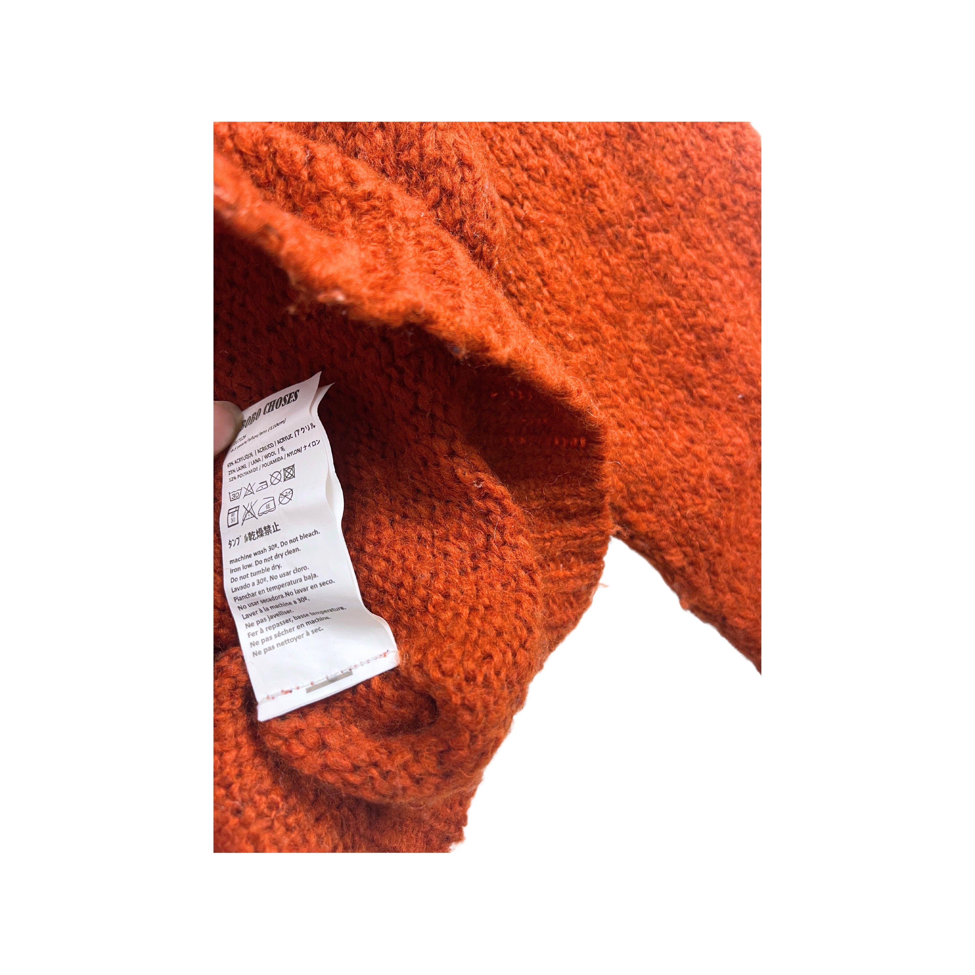 BOBO CHOSES - Bunter Wollpullover - 4/5 Jahre