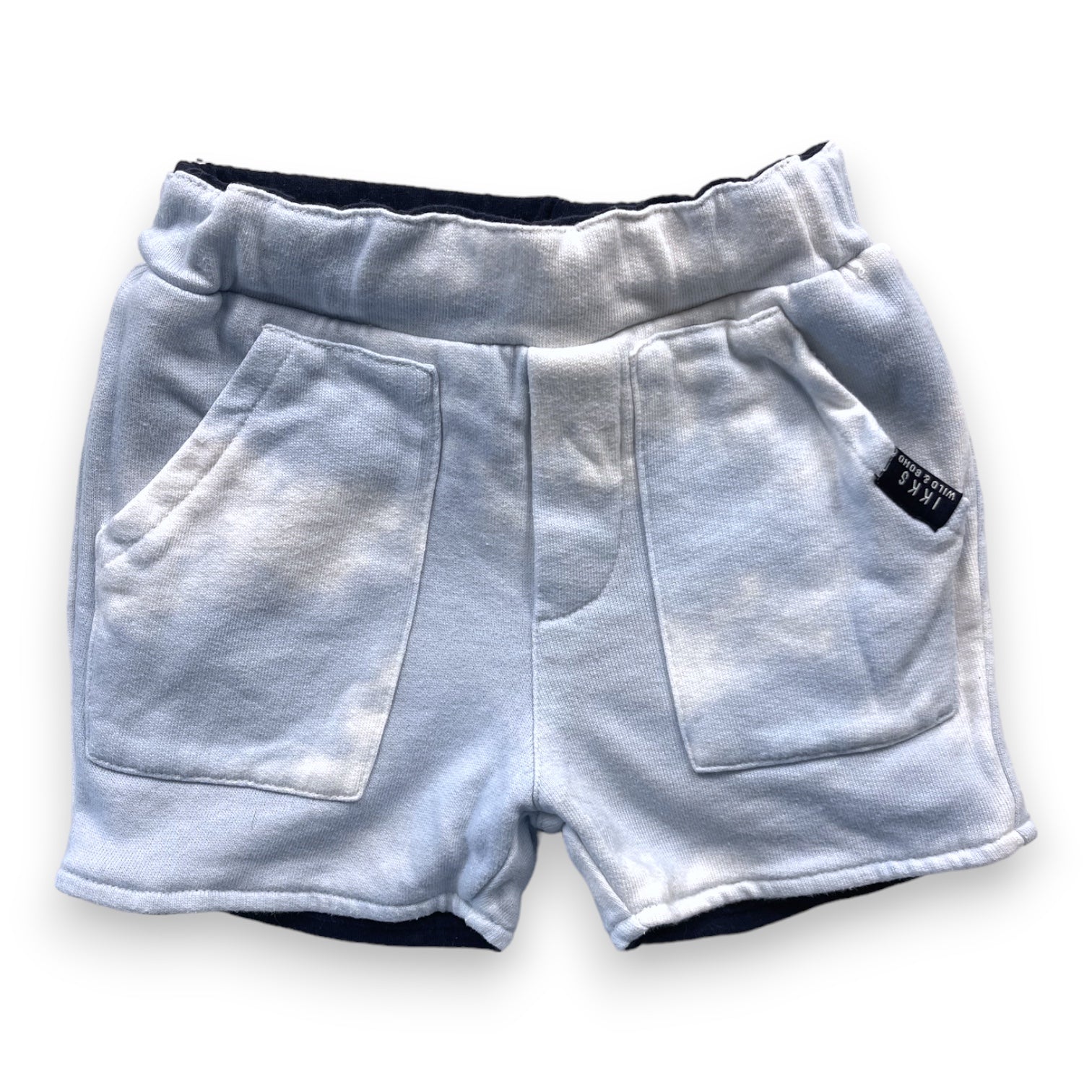 IKKS - Reversible blue shorts - 12 months