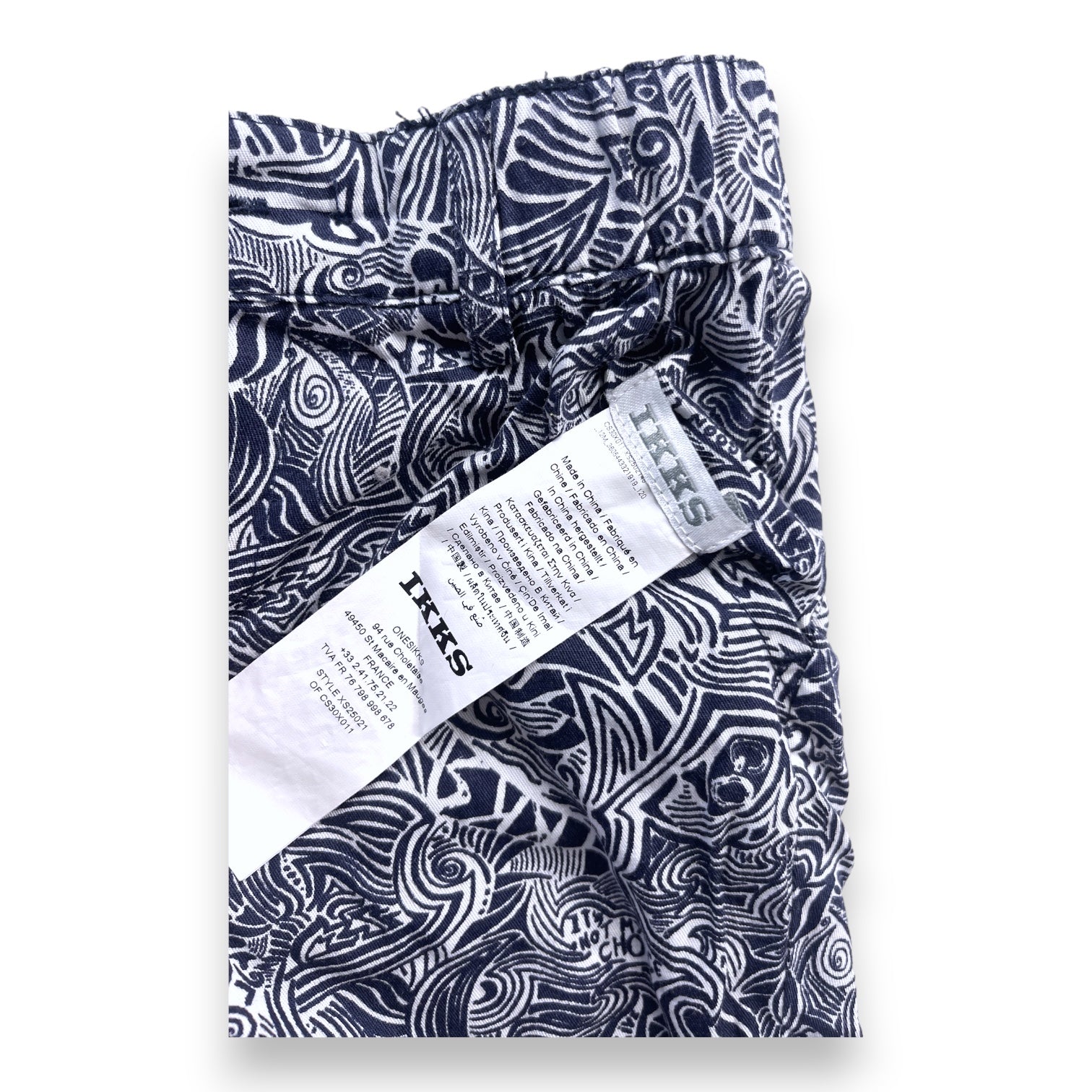 IKKS - short réversible à motifs - 12 mois