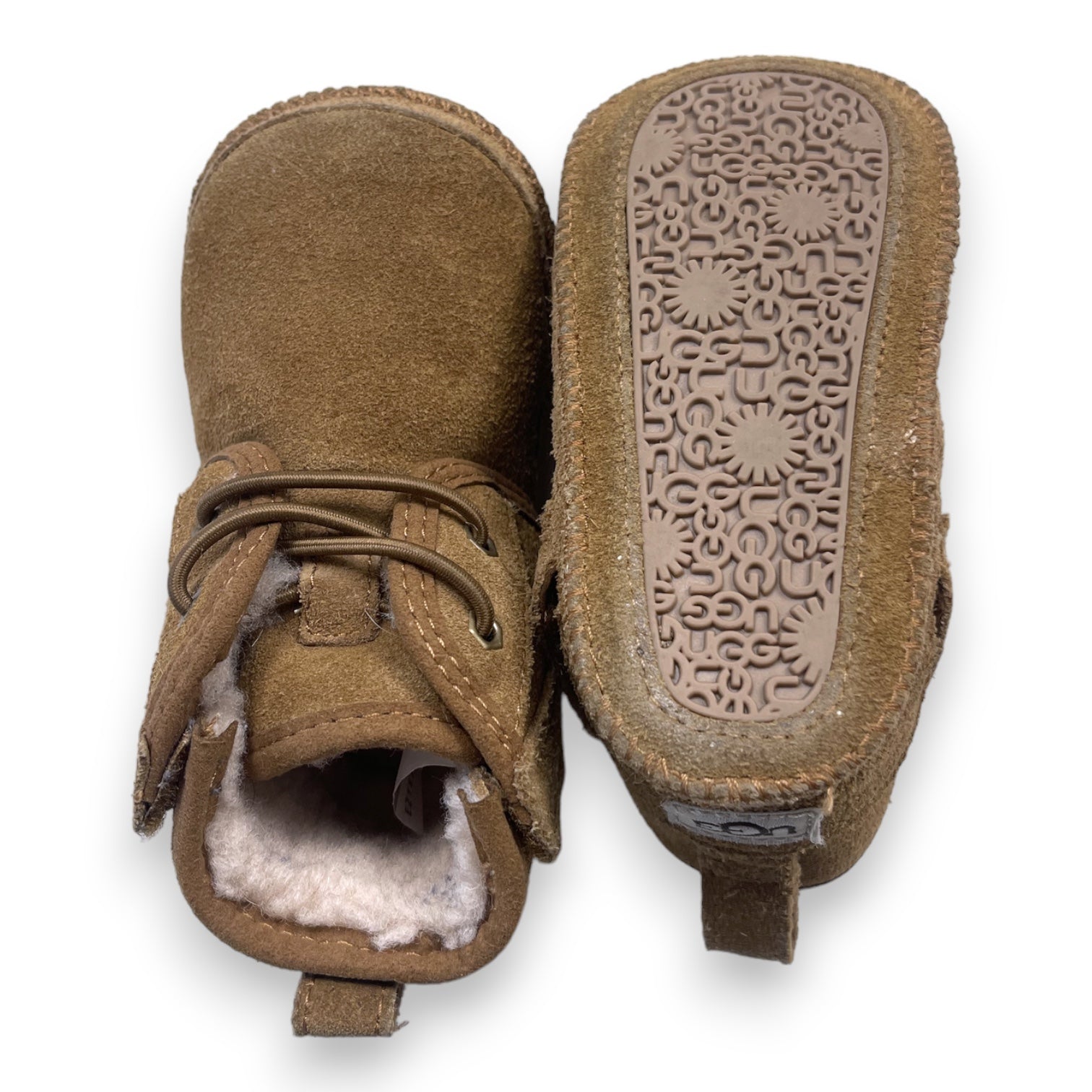 UGG - Brown fur-lined boots - 20.5