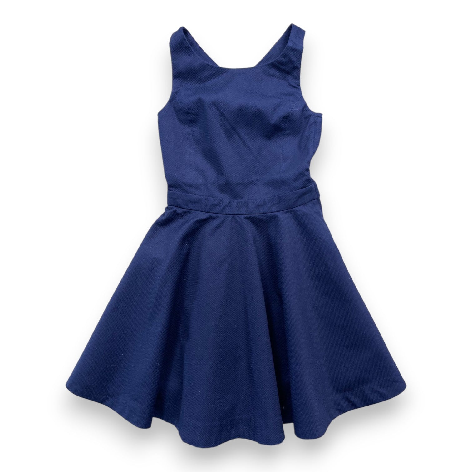 RALPH LAUREN - Navy blue flared backless dress (new) - 8 years