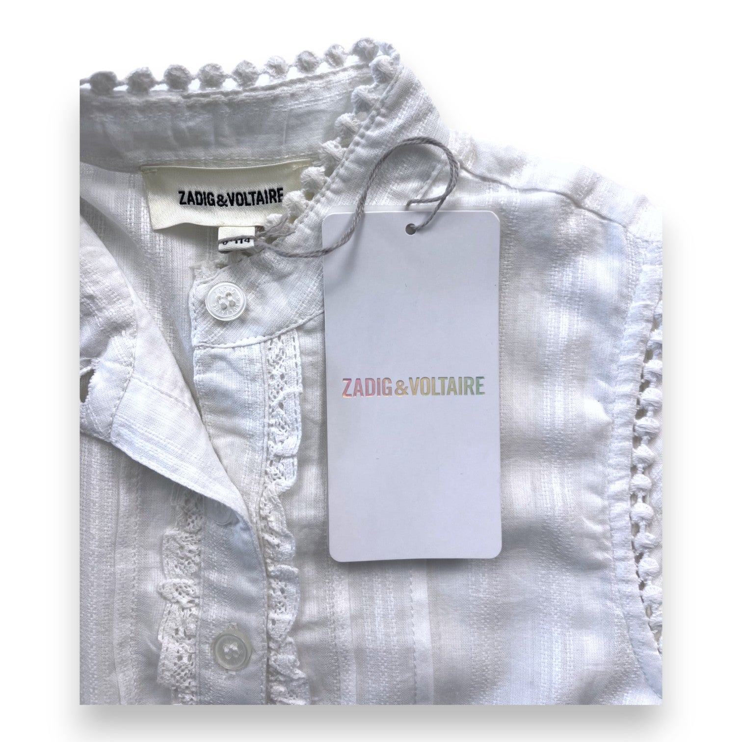 ZADIG & VOLTAIRE - White dress (new) - 6 years