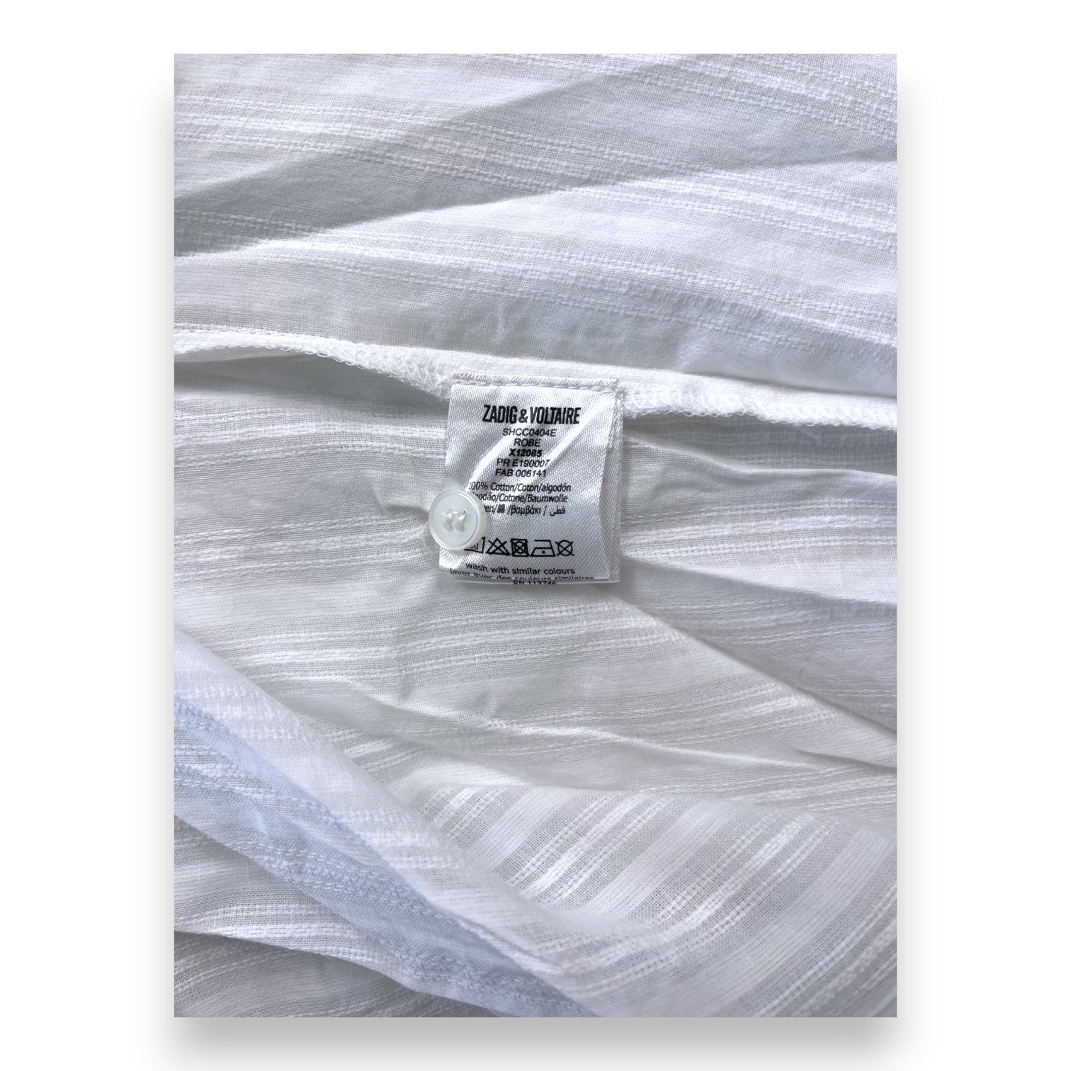 ZADIG & VOLTAIRE - Weißes Kleid (neu) - 6 Jahre