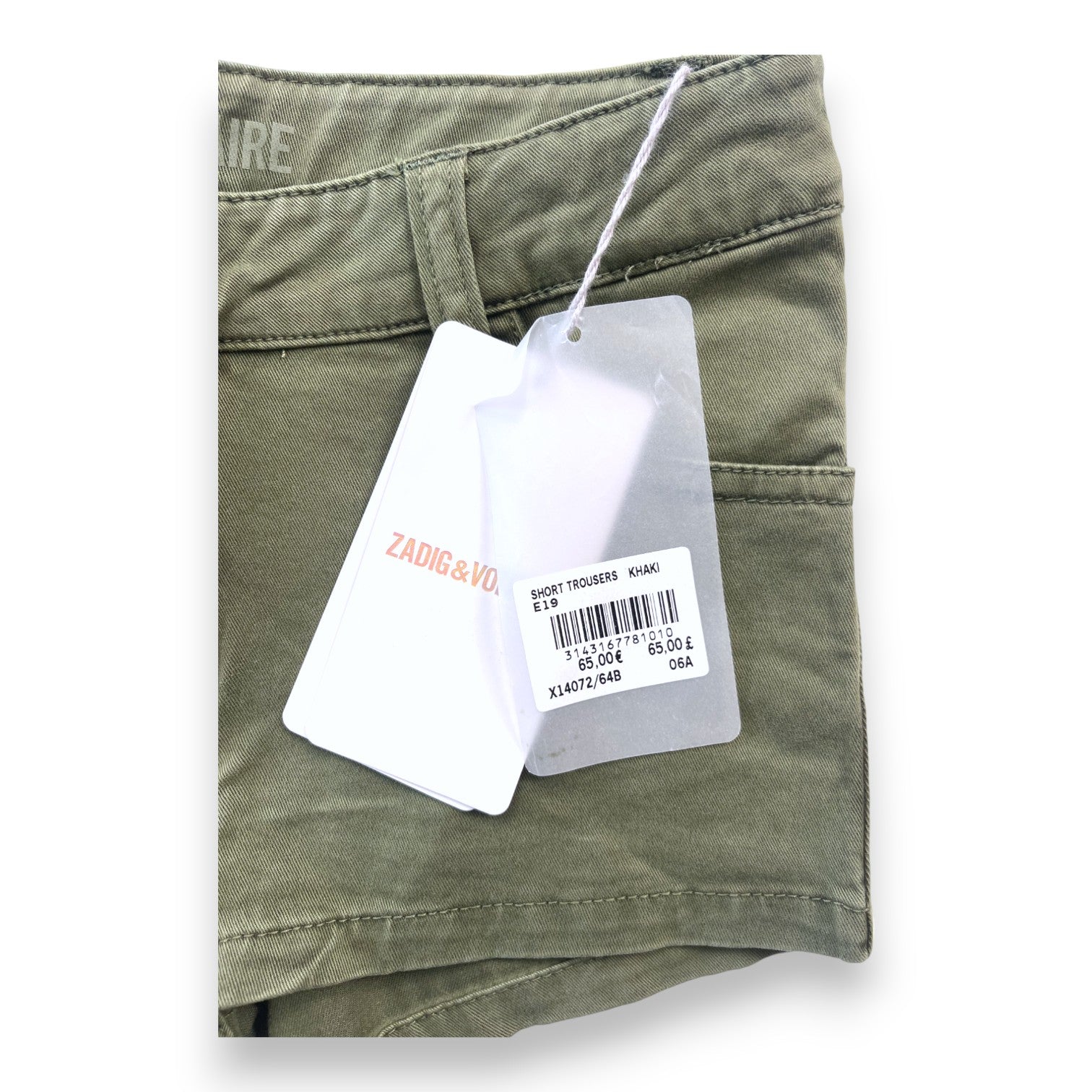 ZADIG & VOLTAIRE - Khaki-Shorts (neu) - 6 Jahre