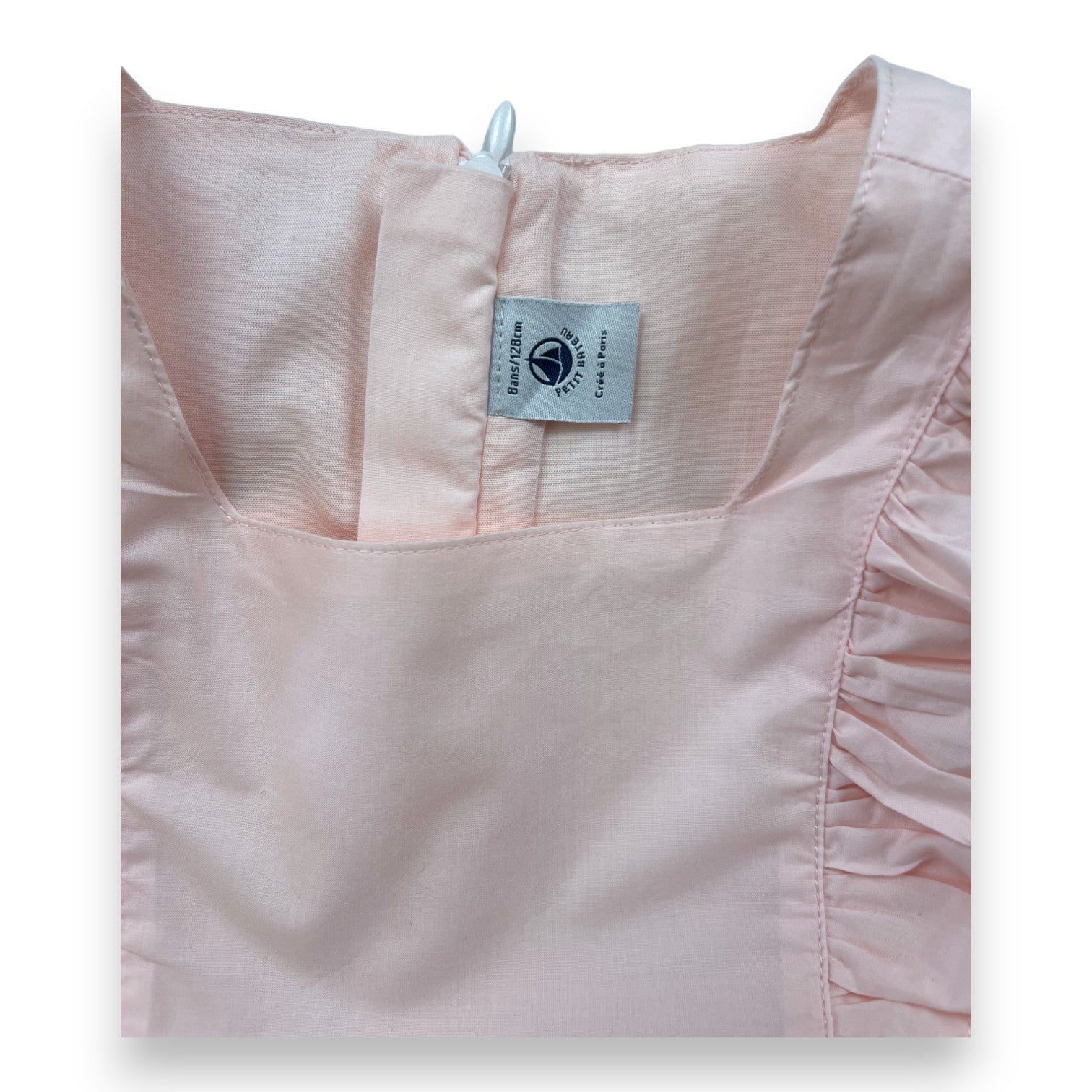 PETIT BATEAU - Ausgestelltes rosa Kleid - 8 Jahre