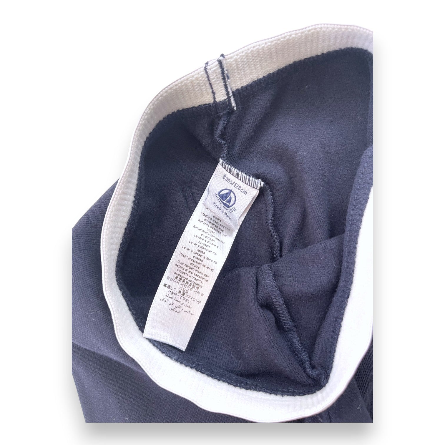 PETIT BOAT - Marineblaue Jogginghose - 8 Jahre