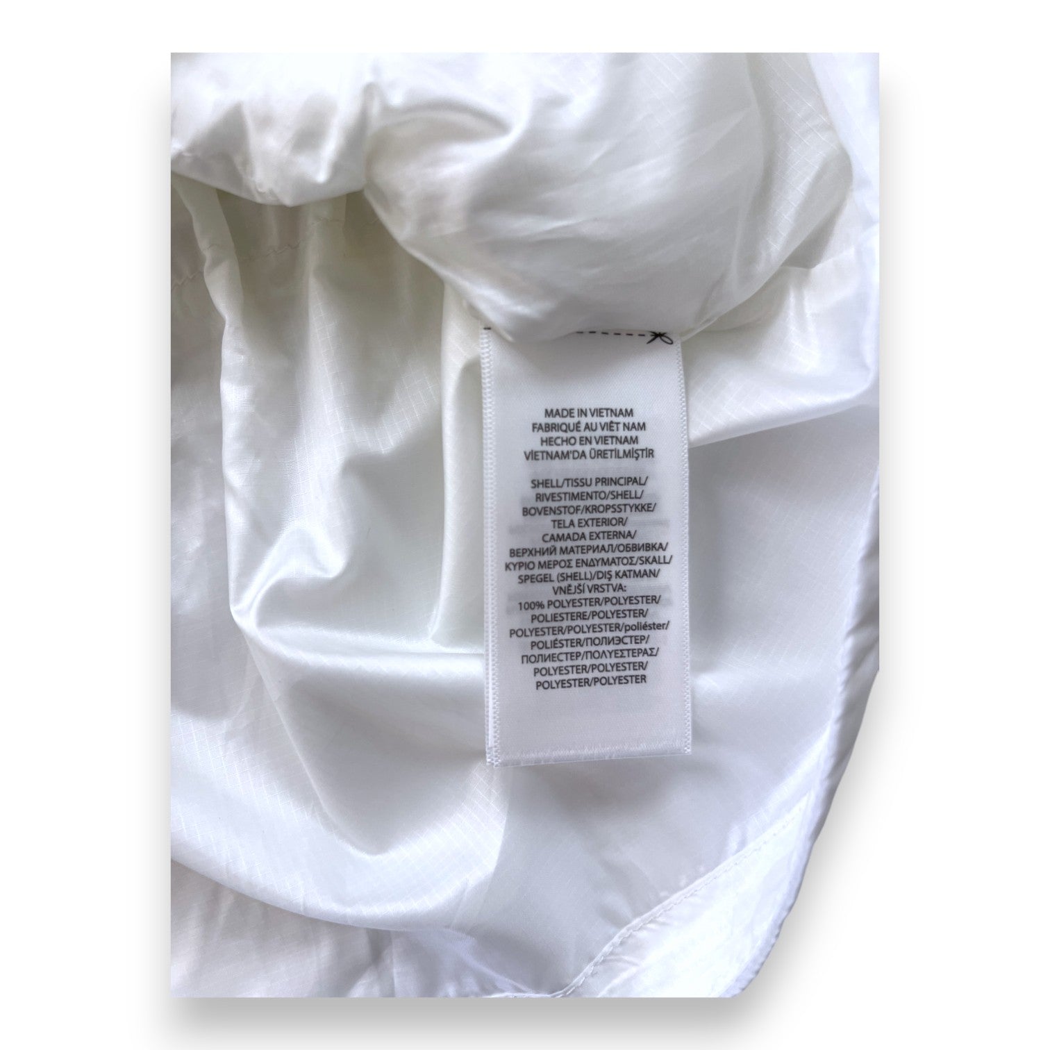 RALPH LAUREN - Lightweight white rain jacket - 6 years