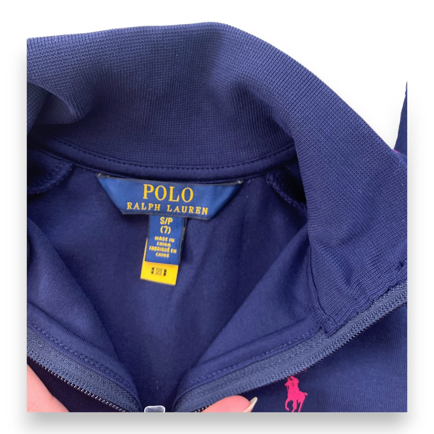 RALPH LAUREN - Pink and blue tracksuit - 7 years