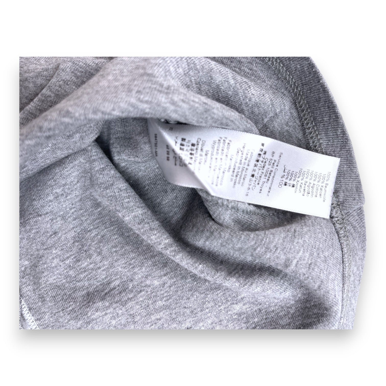 PETIT BATEAU - Gray flared tank top - 6 years