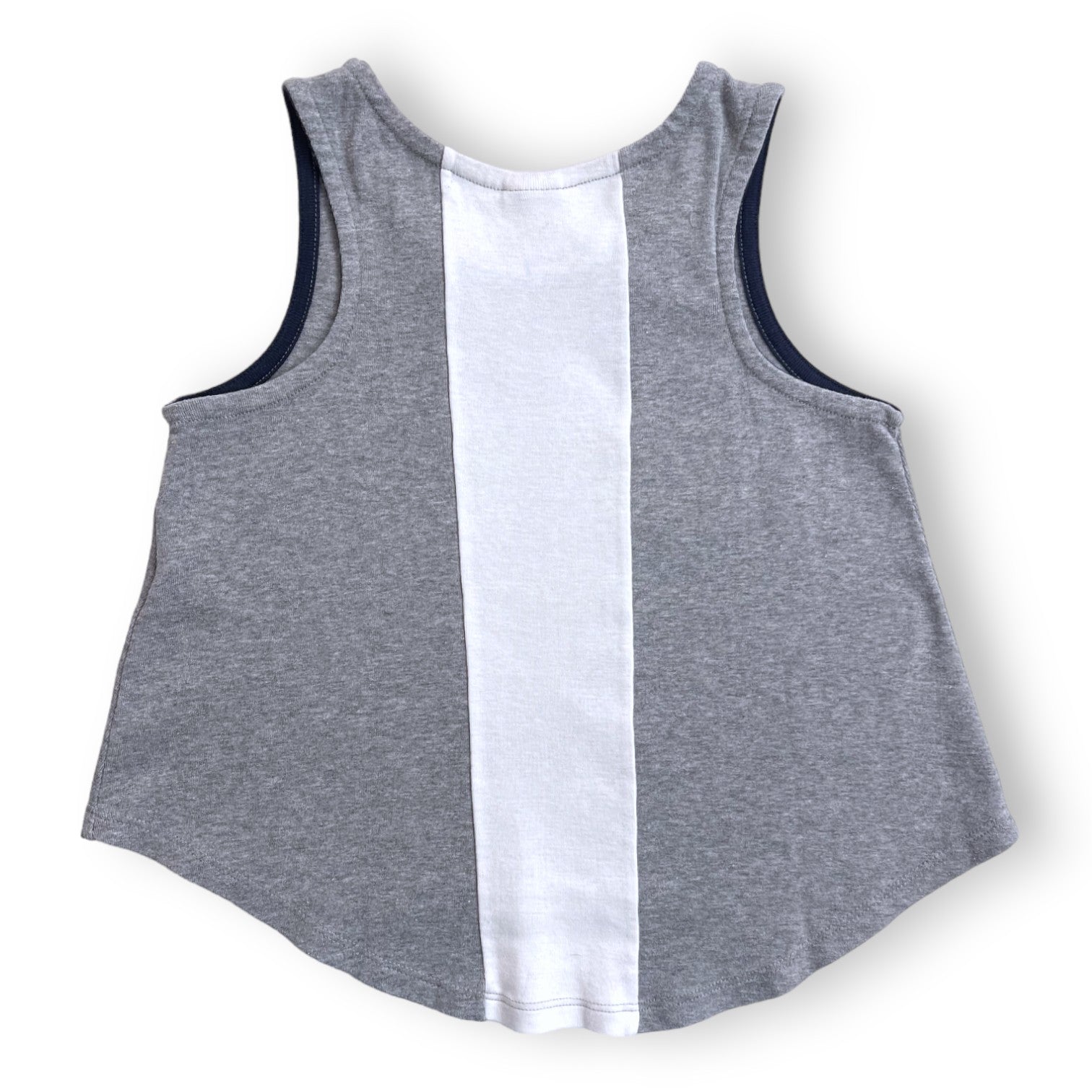 PETIT BATEAU - Gray flared tank top - 6 years