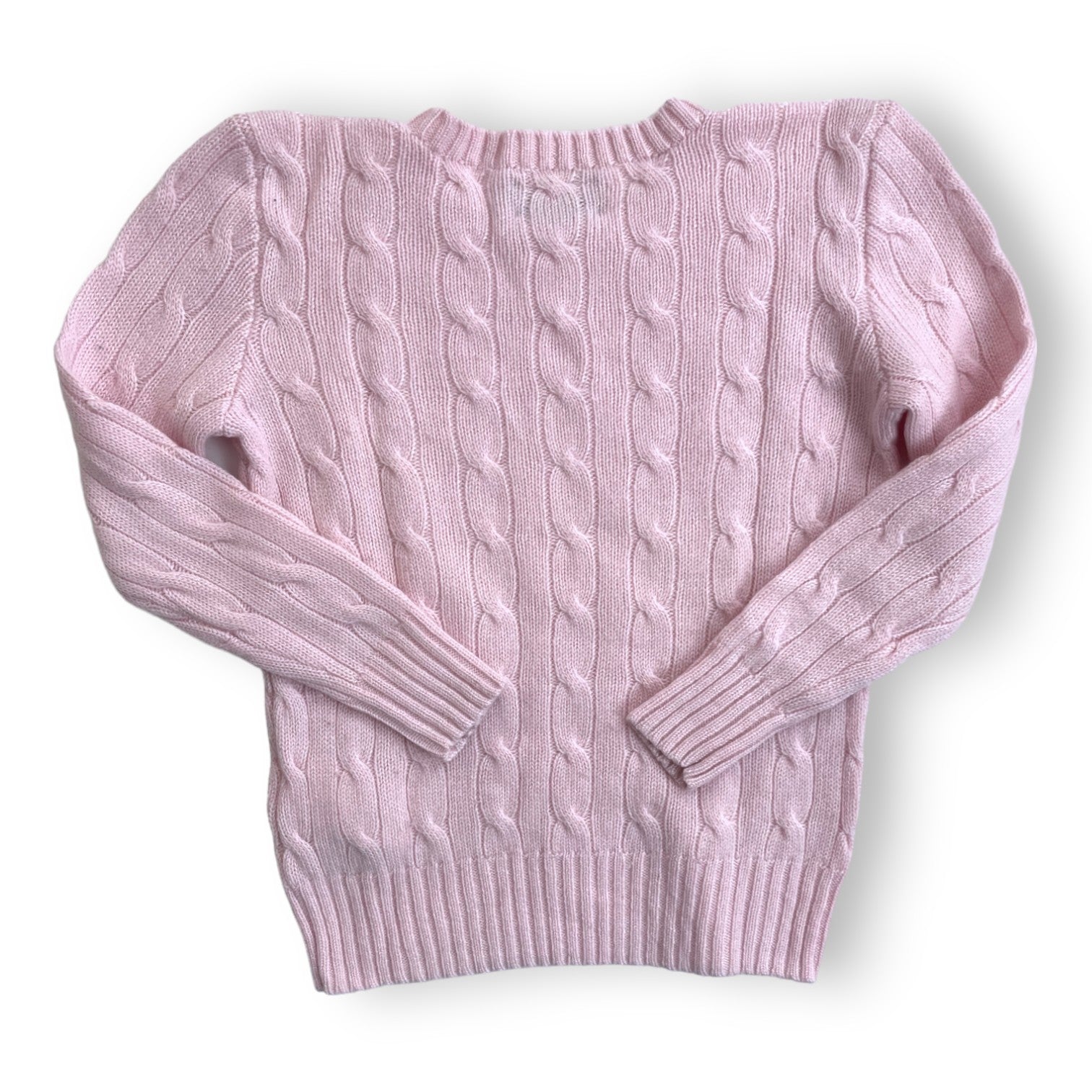 RALPH LAUREN - Light pink cashmere sweater - 4/5 years