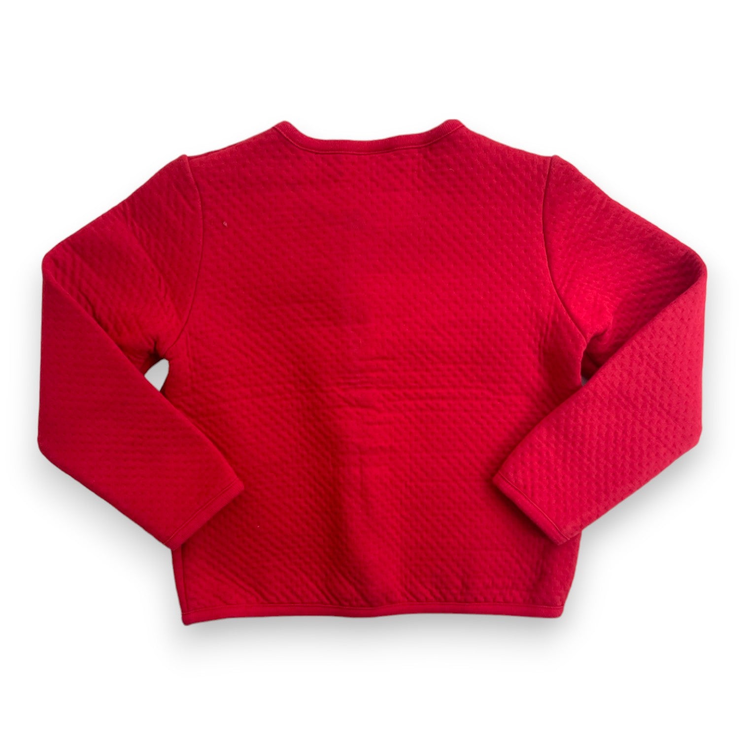 PETIT BATEAU - Red fleece cardigan - 5 years