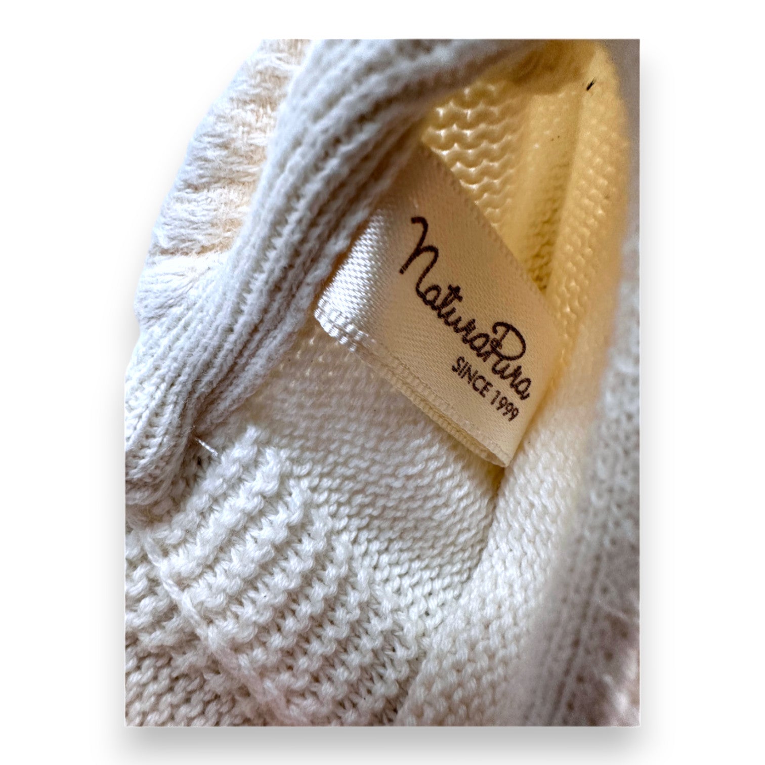 NATUREPURA - Capekleid und Strumpfhose Set in Beige und Rosa - 6 Monate