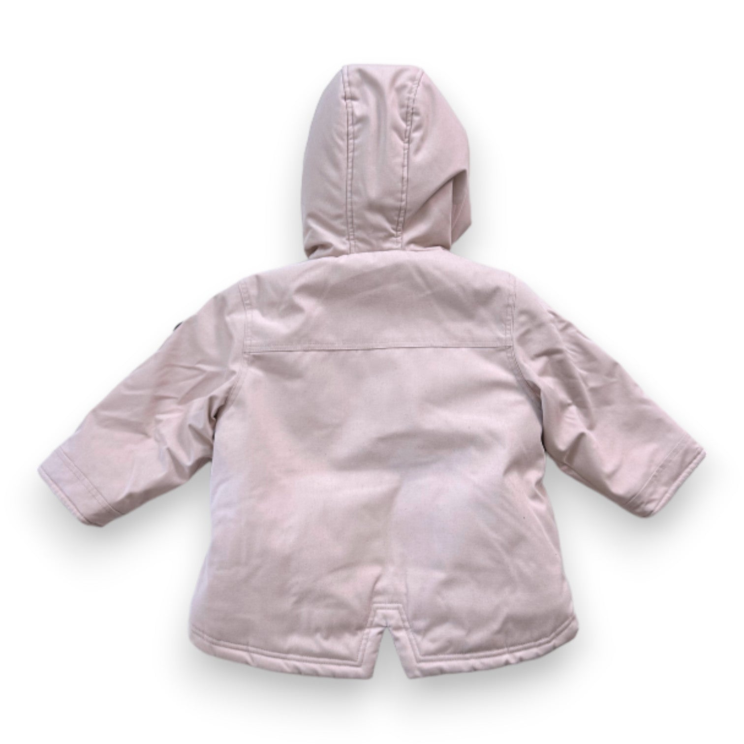 PETIT BATEAU - Rosa Parka mit Pelzfutter - 18 Monate