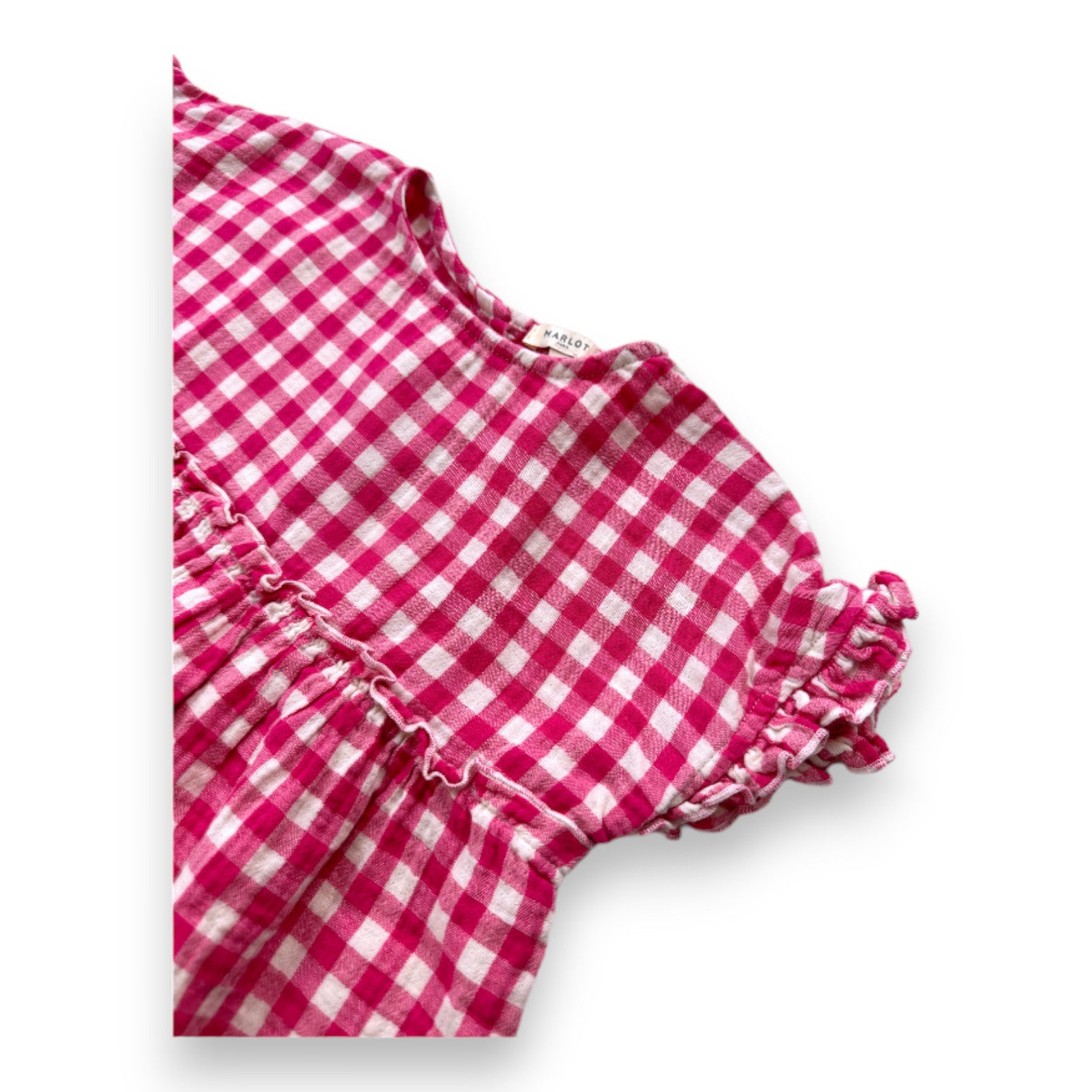 MARLOT PARIS - Pink gingham dress - 8 years