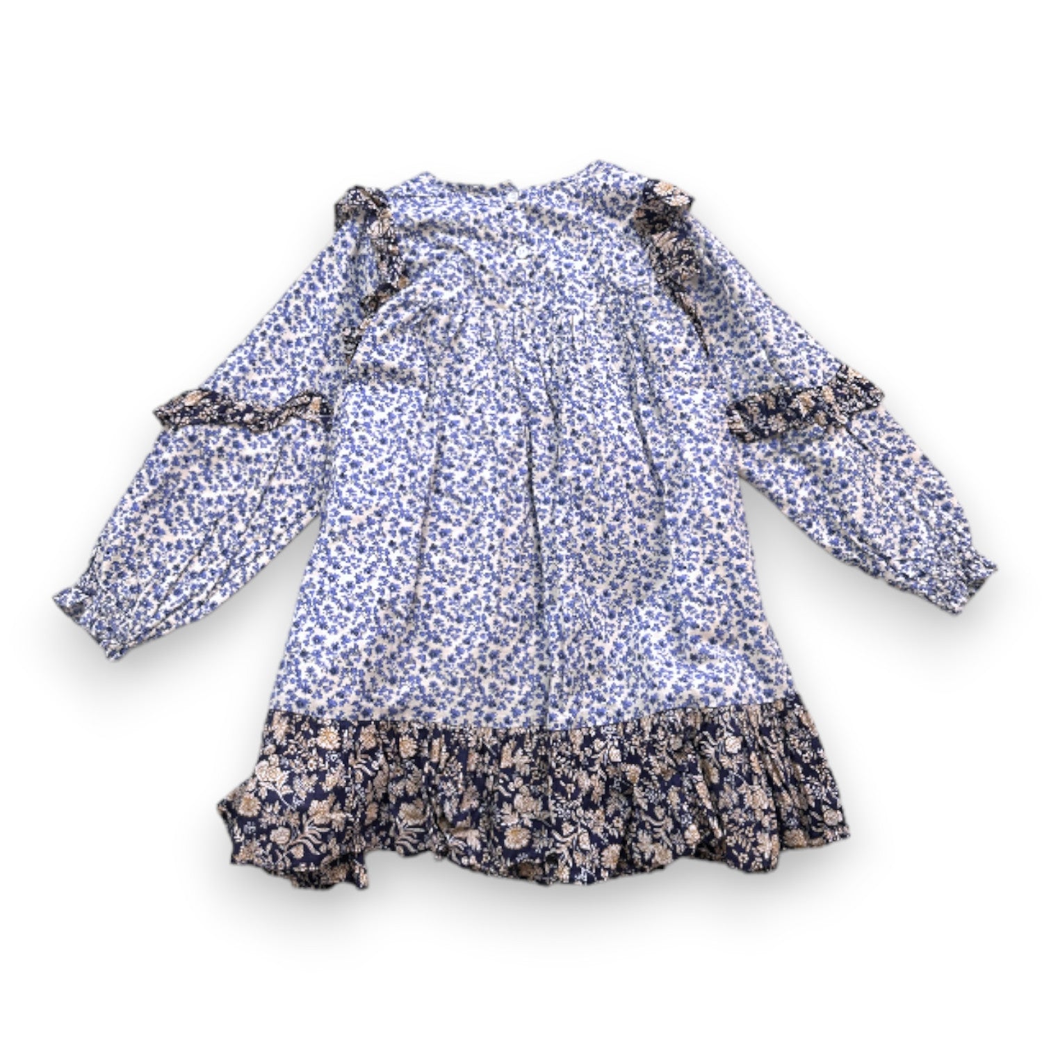 LOUISE MISHA - Buntes Patchworkkleid mit Blumenmuster - 8 Jahre