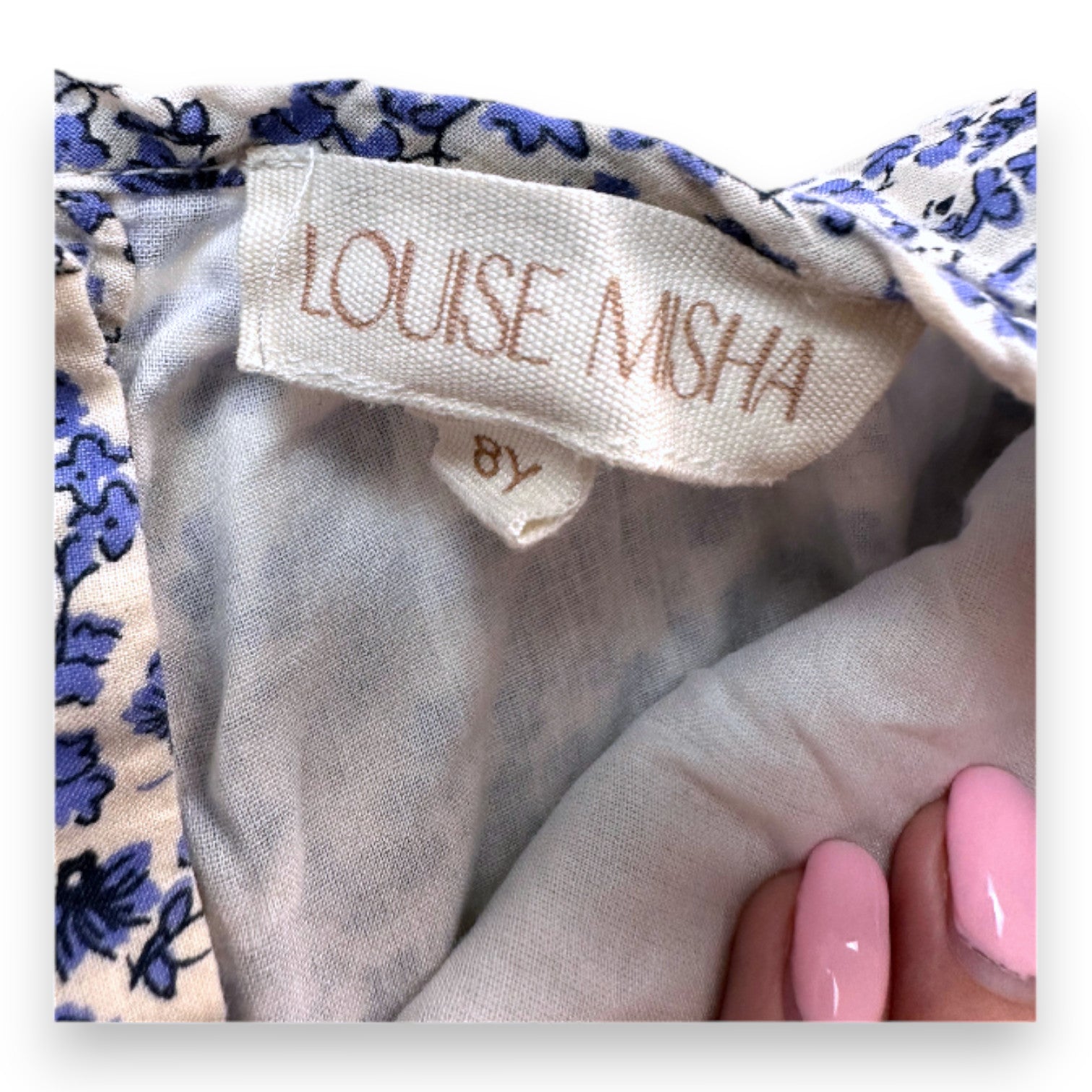 LOUISE MISHA - Buntes Patchworkkleid mit Blumenmuster - 8 Jahre