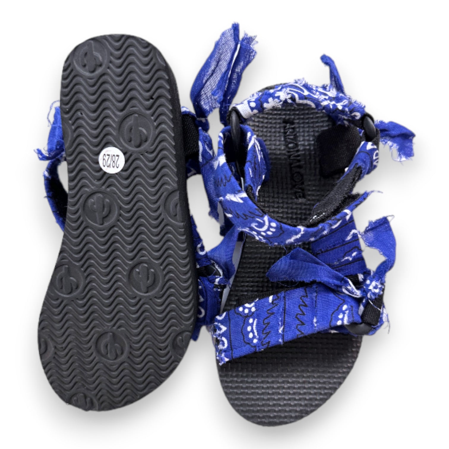 ARIZONA LOVE - Blue bandana sandals - 28/29