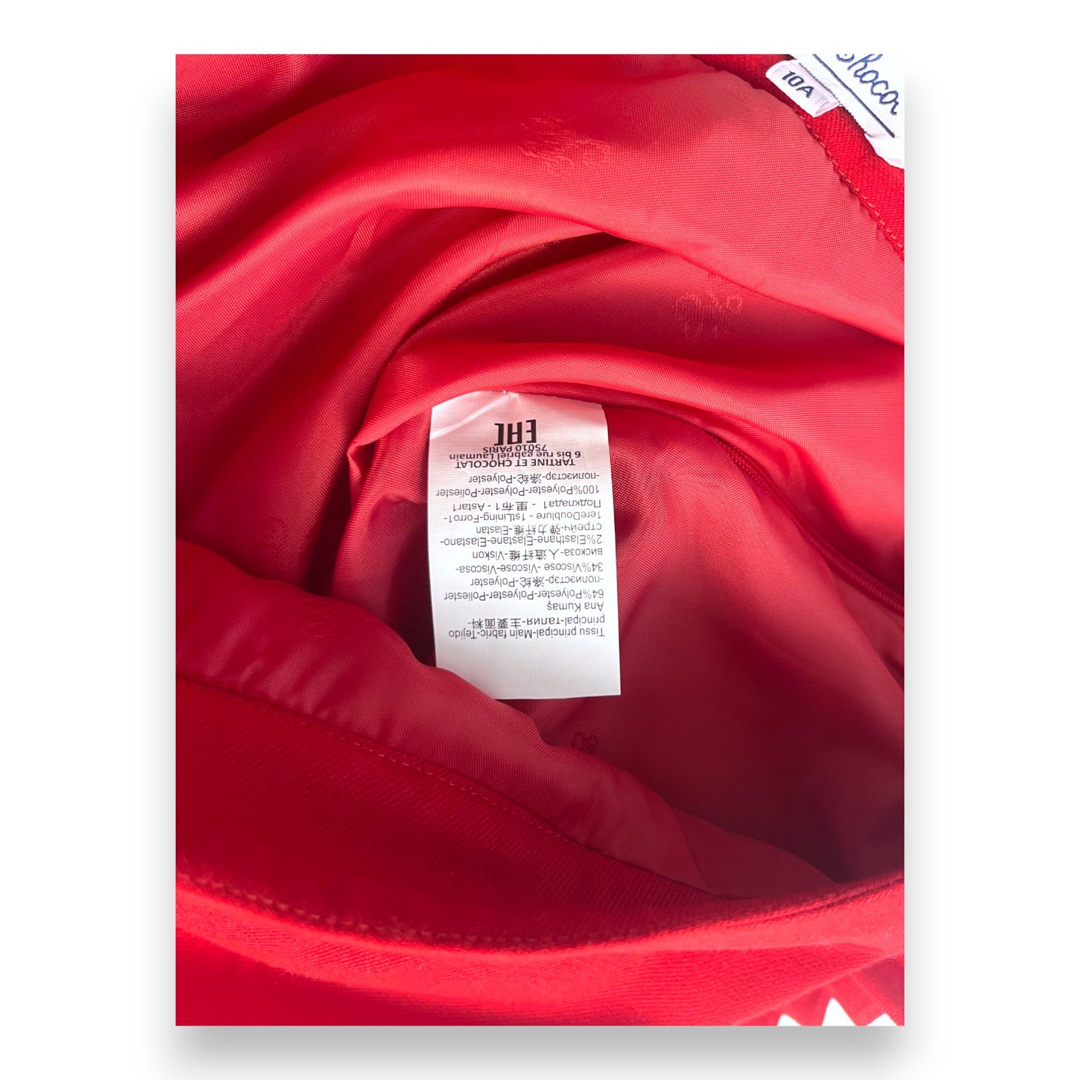 TARTINE & CHOCOLAT - Red Christmas capsule skirt (new) - 10 years