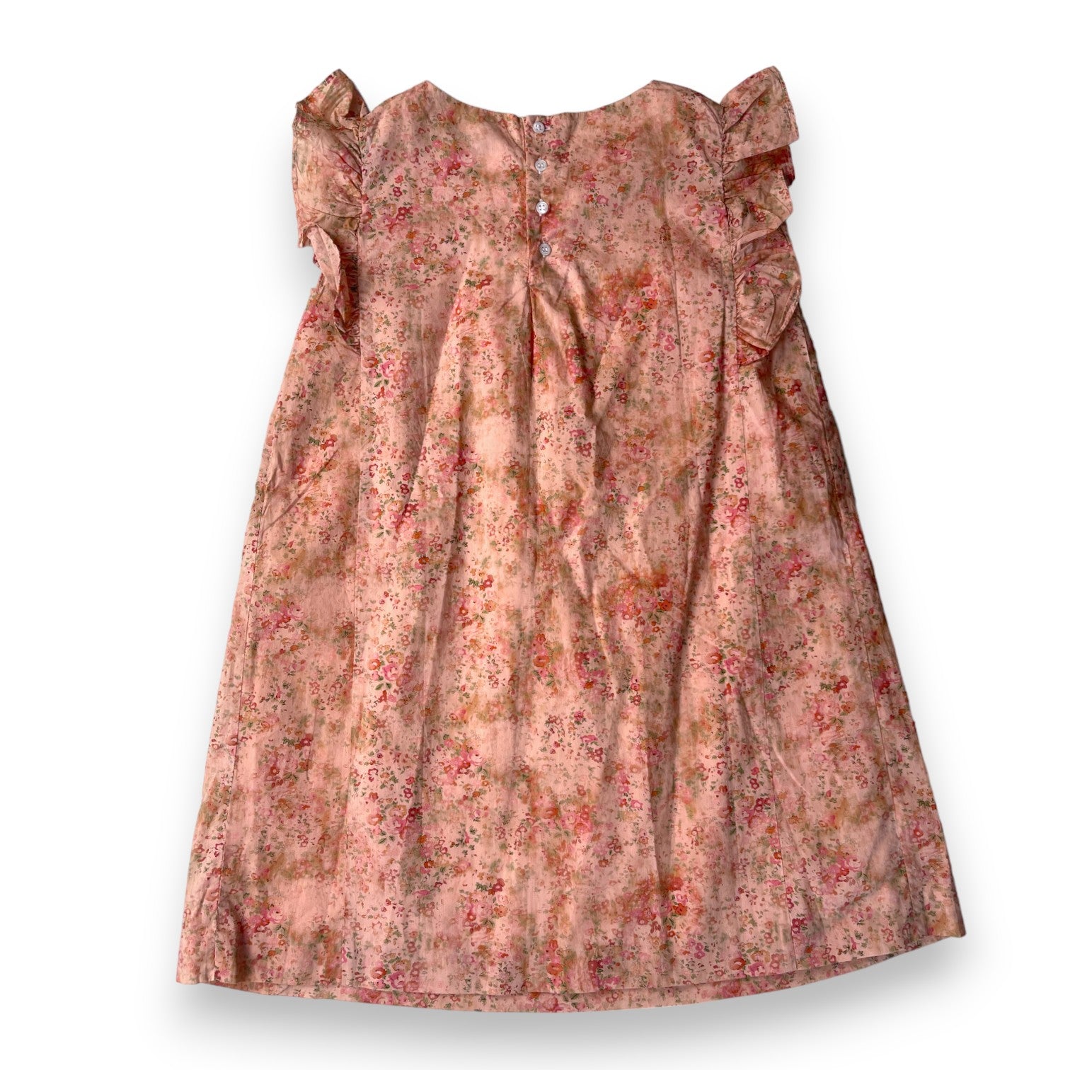 BONPOINT - Robe rose à fleurs (neuve) - 10 ans