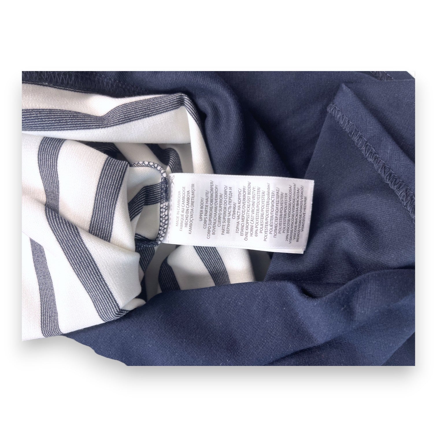 RALPH LAUREN - Gestreiftes Kleid (neu) - 7 Jahre