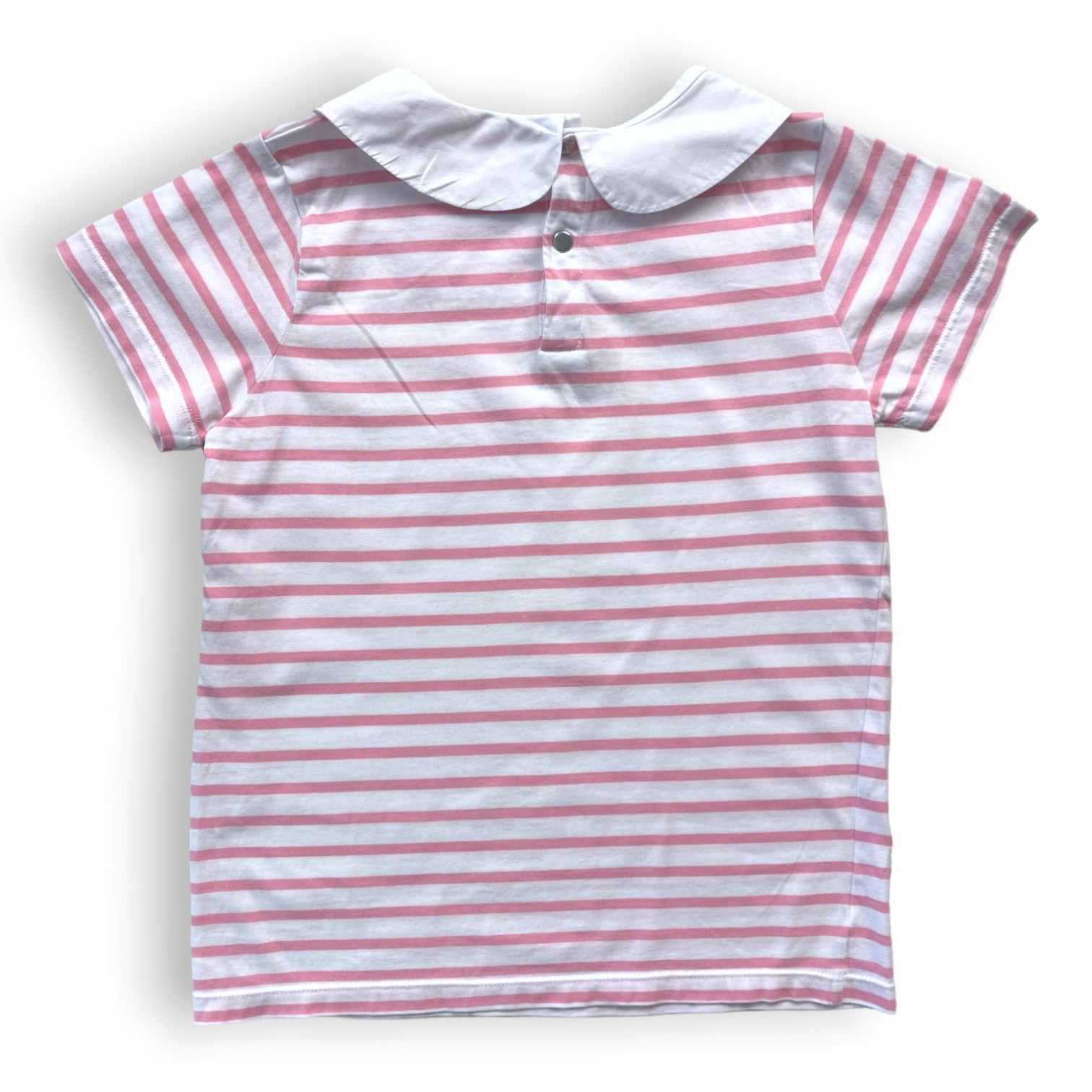 JACADI - Pink striped T-shirt - 8 years