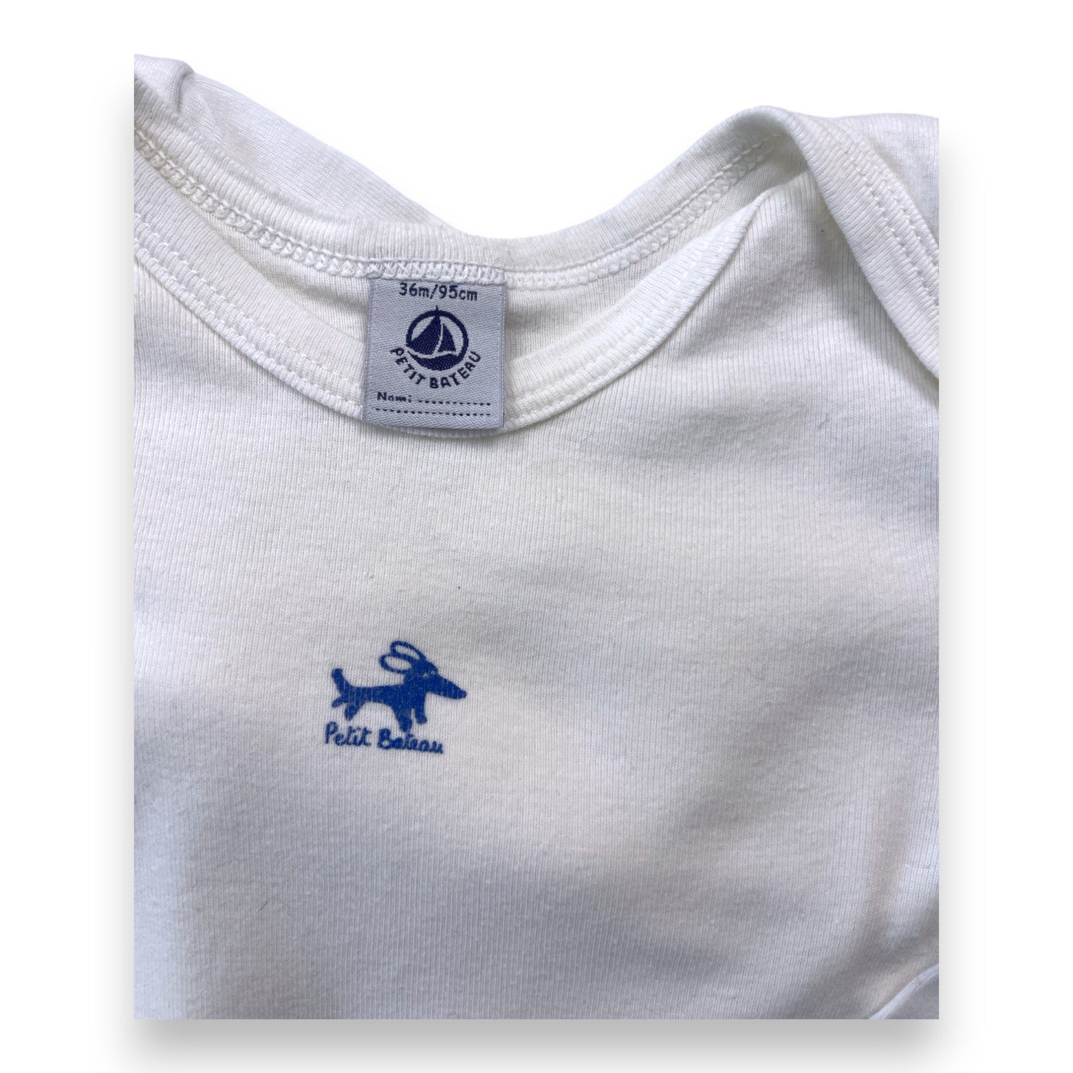 PETIT BATEAU - Set mit 4 weißen Bodys - 3 Jahre