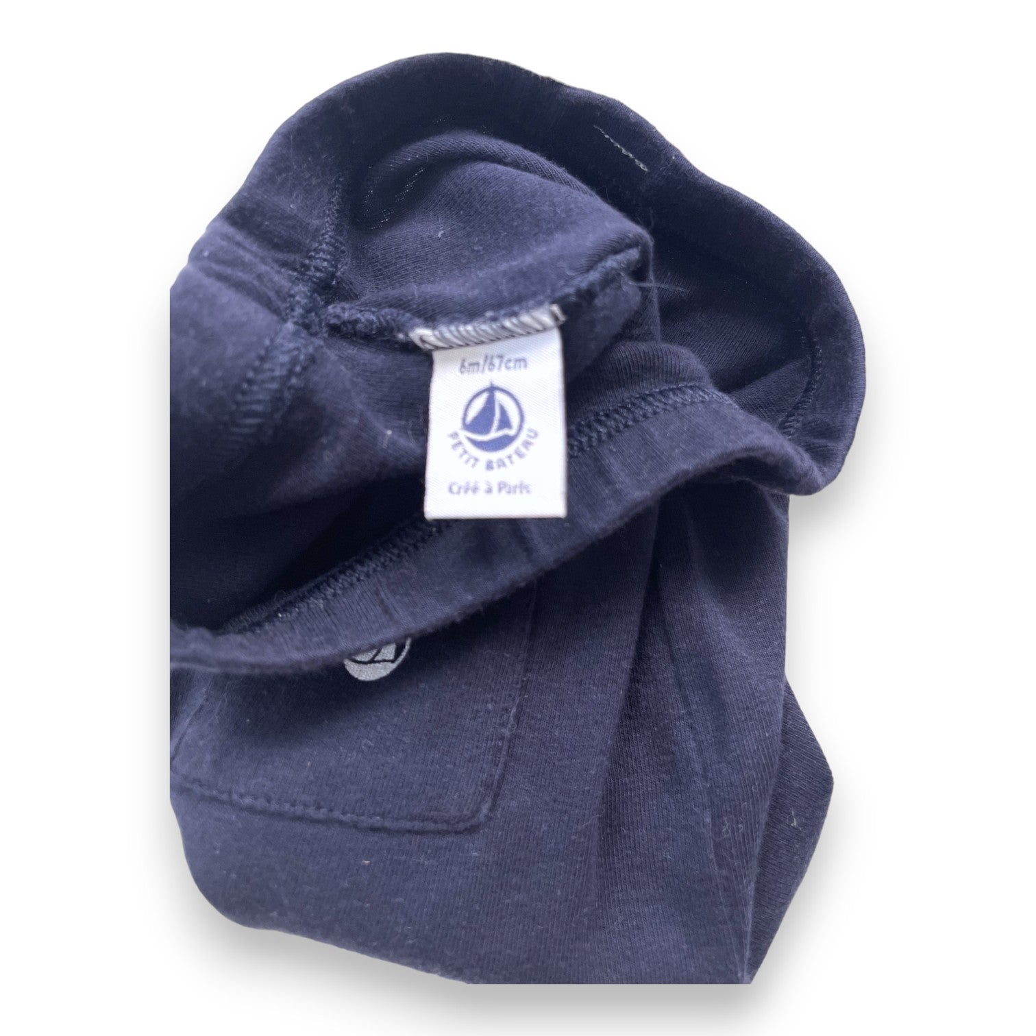 PETIT BATEAU - Navy blue shorts - 6 months