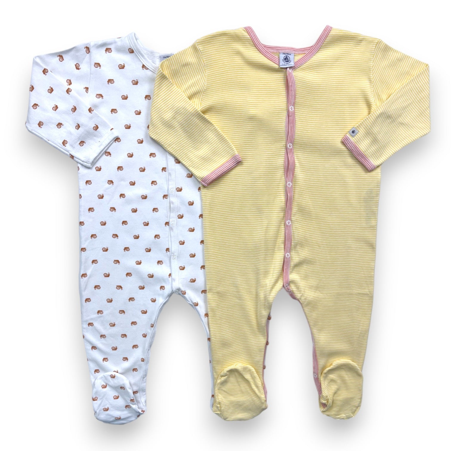 PETIT BATEAU - 2er-Pack leichte Pyjamas - 2 Jahre