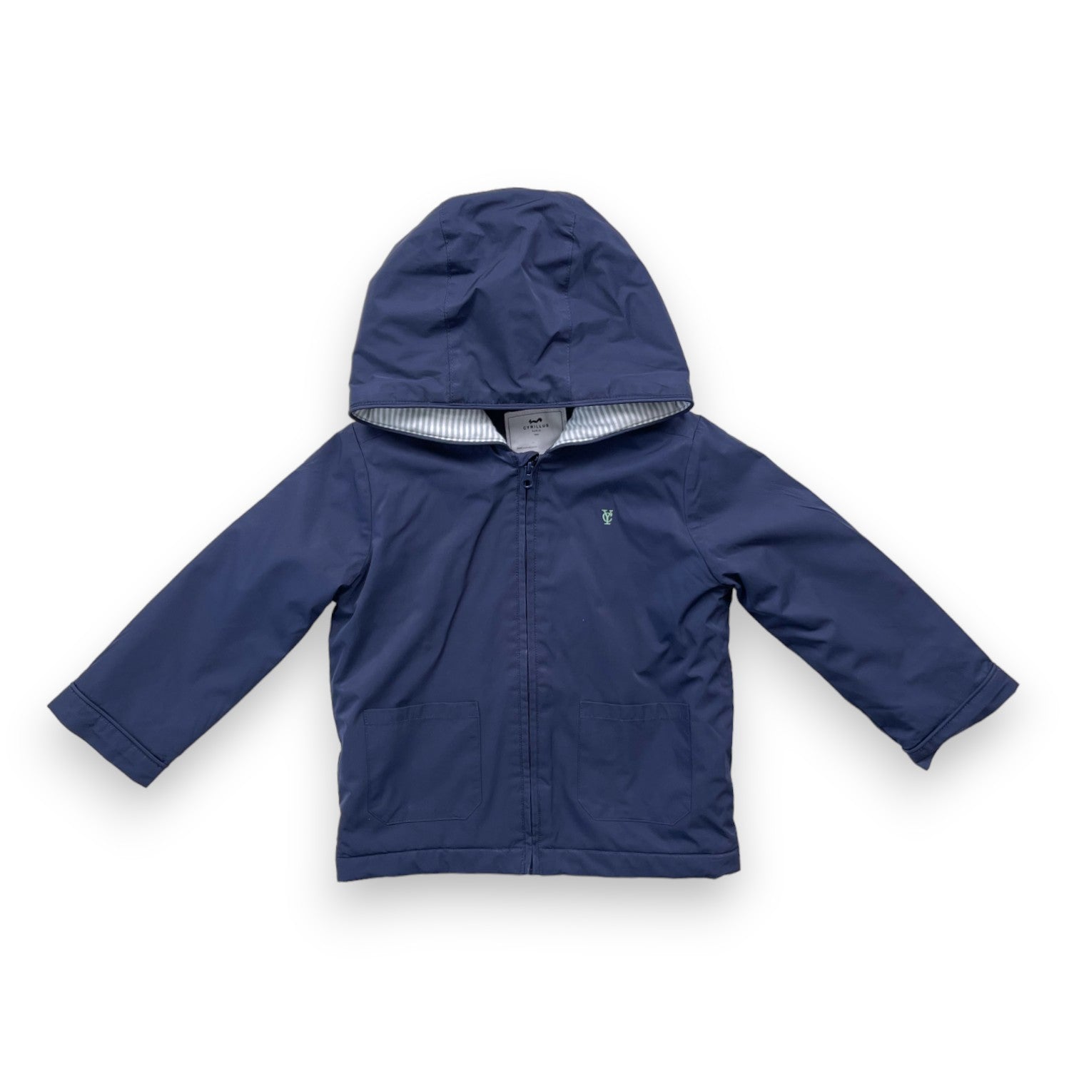 CYRILLUS - Marineblaue Kapuzenjacken - 3 Jahre