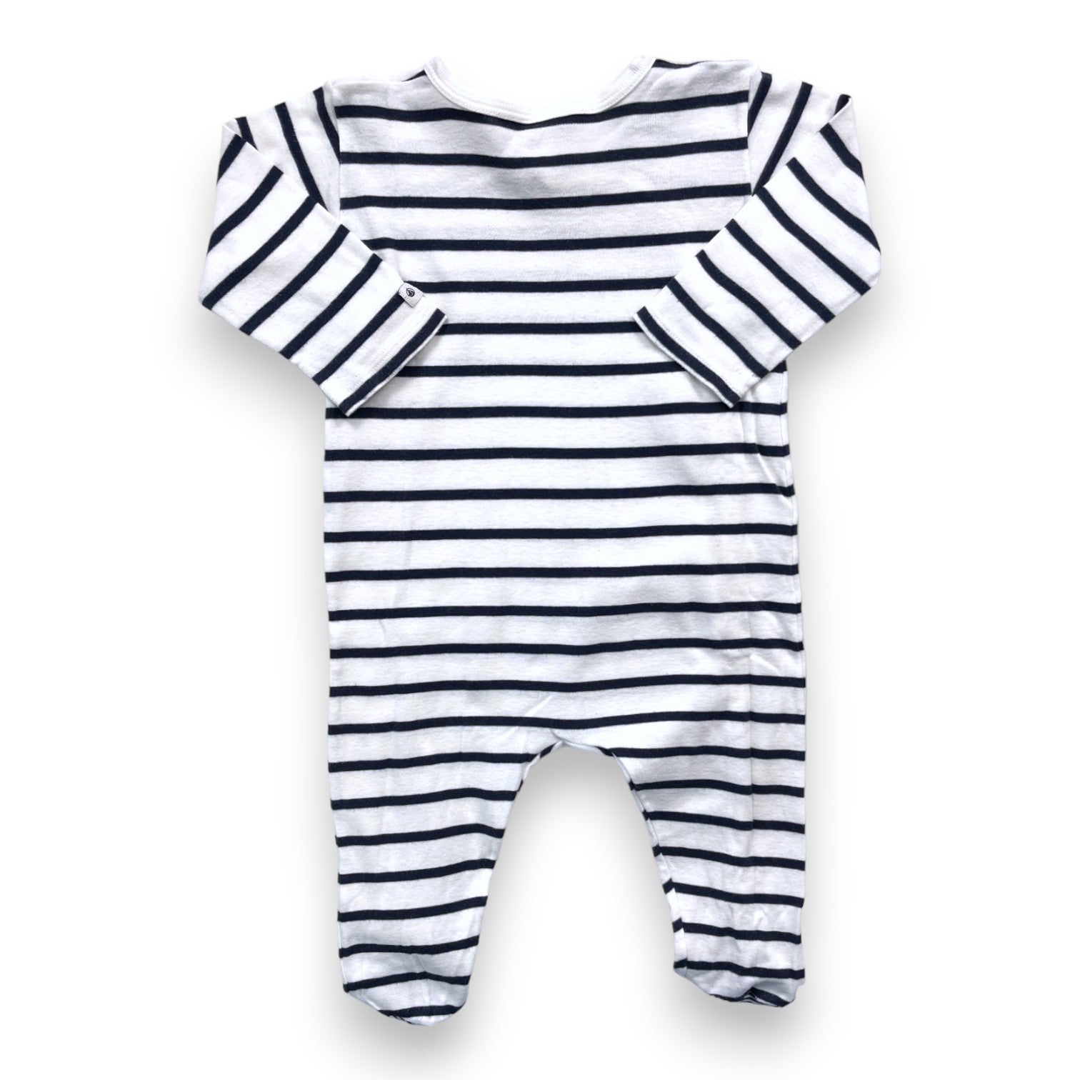 PETIT BOAT - Gestreifter Pyjama - 12 Monate