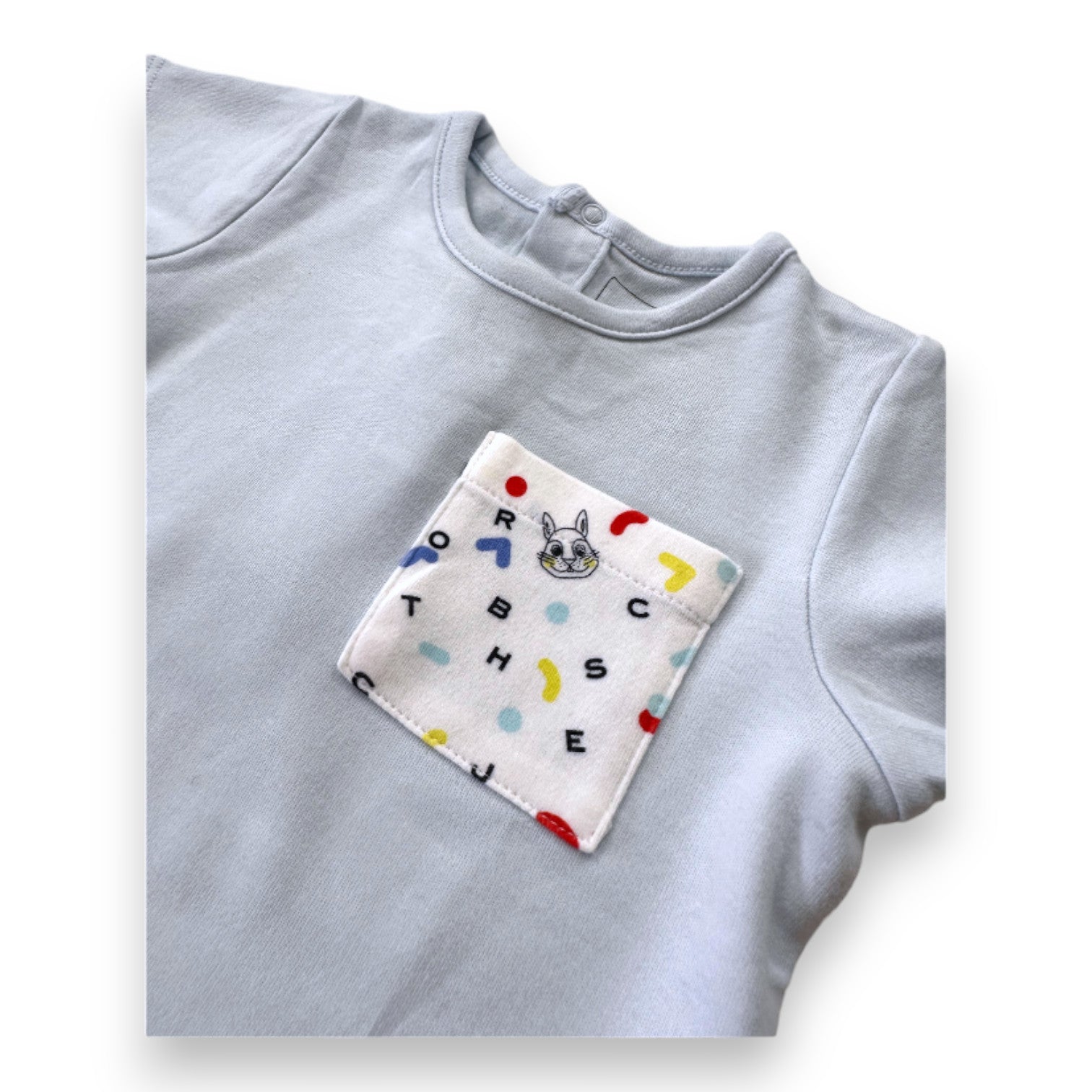MARC JACOBS - Blue and white shorts and t-shirt pajama set - 6 months