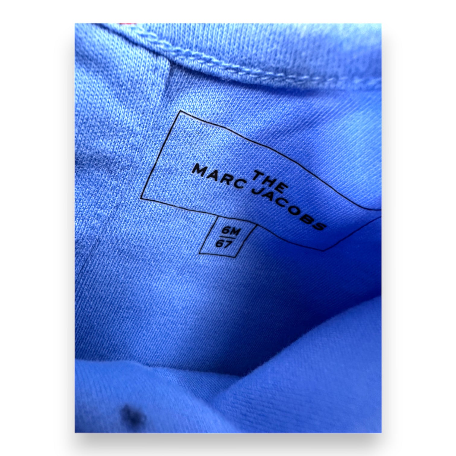 MARC JACOBS - Blue jumpsuit with print - 6 months