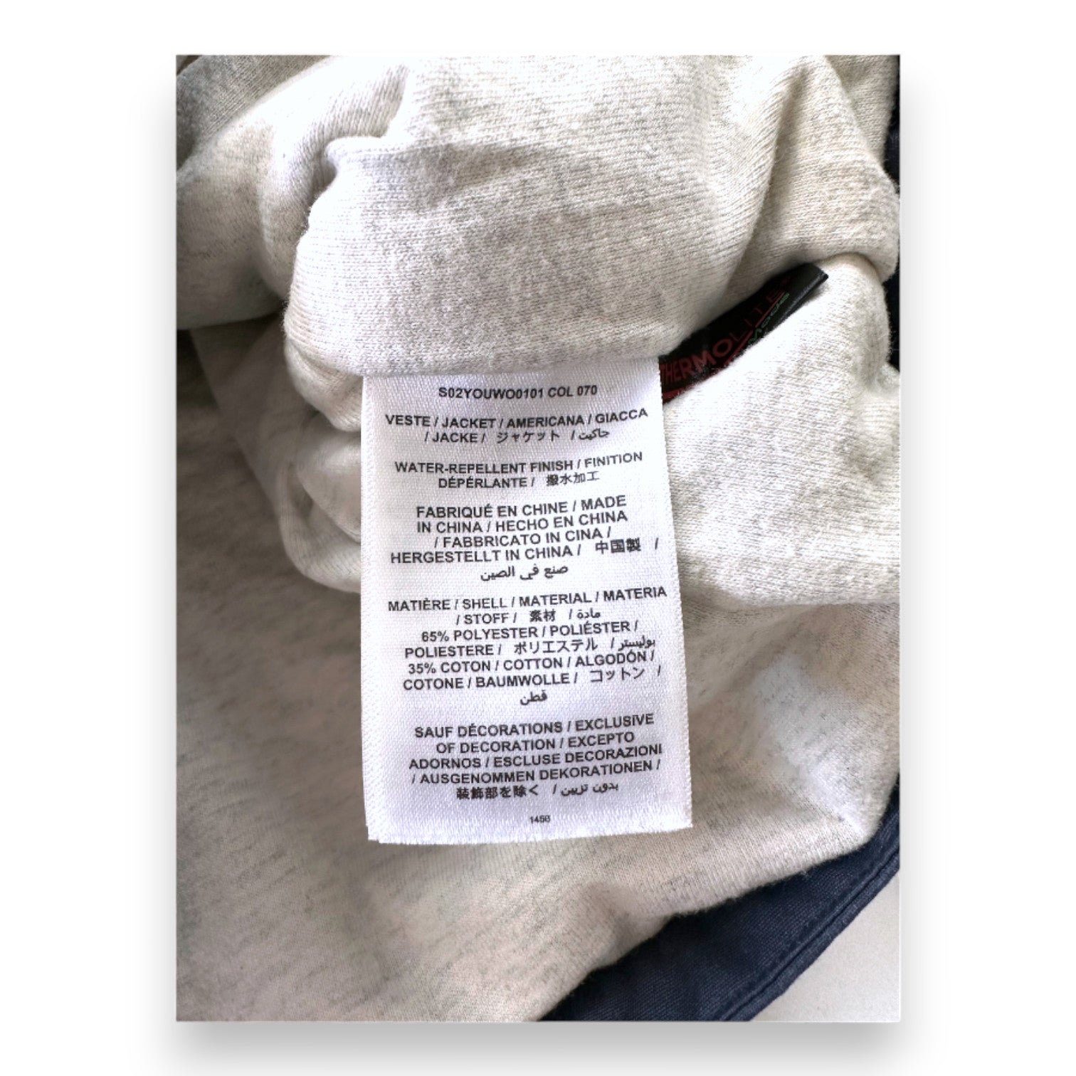 BONPOINT - Navy blue windbreaker jacket - 18 months