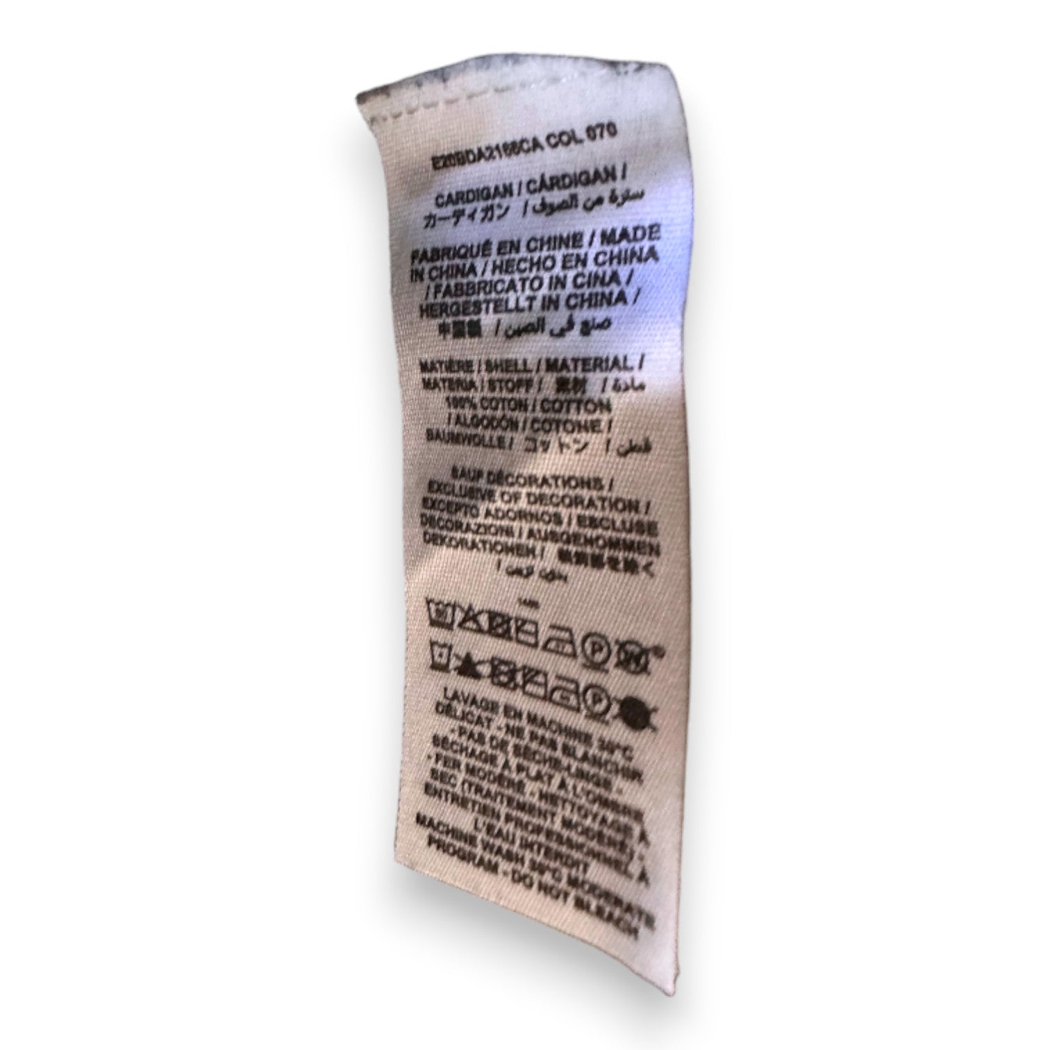 BONPOINT - Marineblaue Strickjacke - 6 Monate