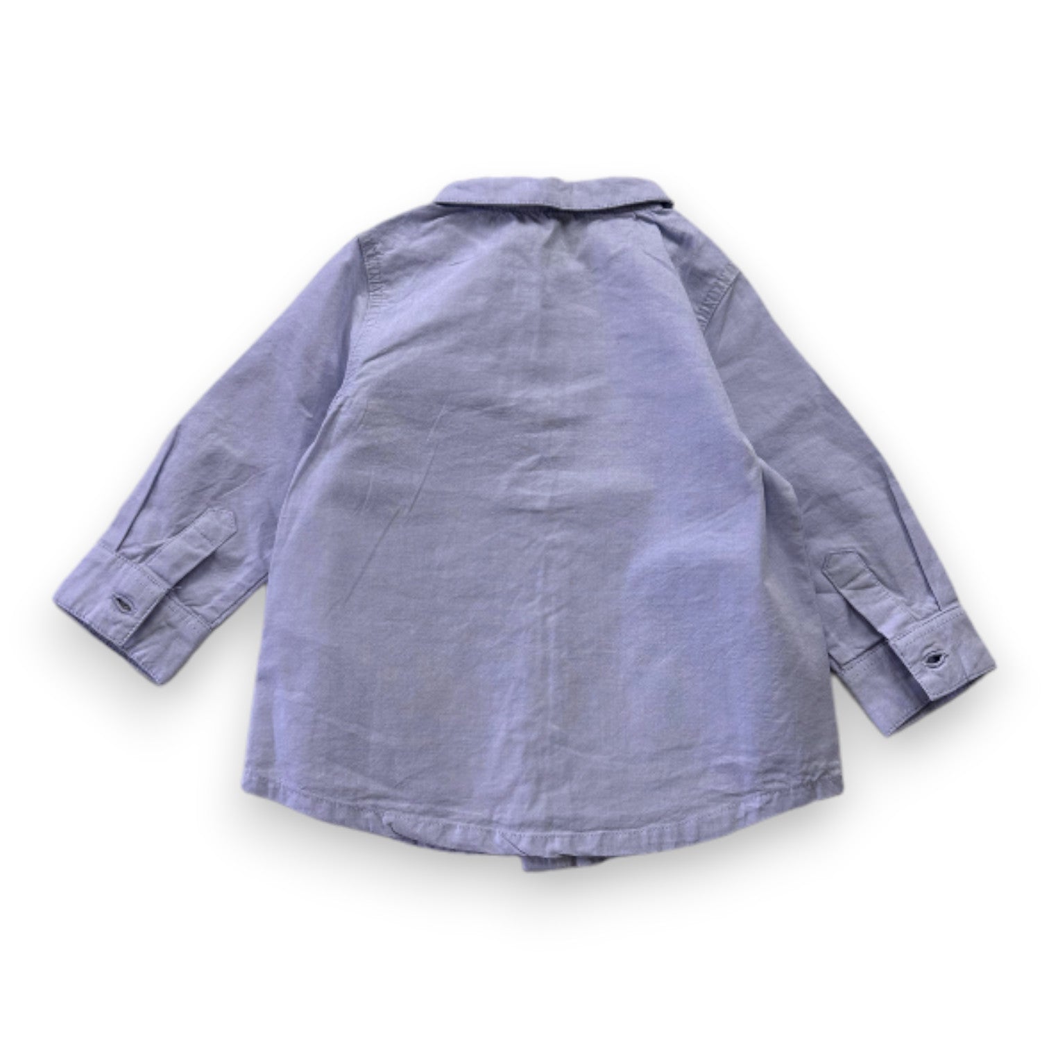 CYRILLUS - Blue long-sleeved shirt - 9 months