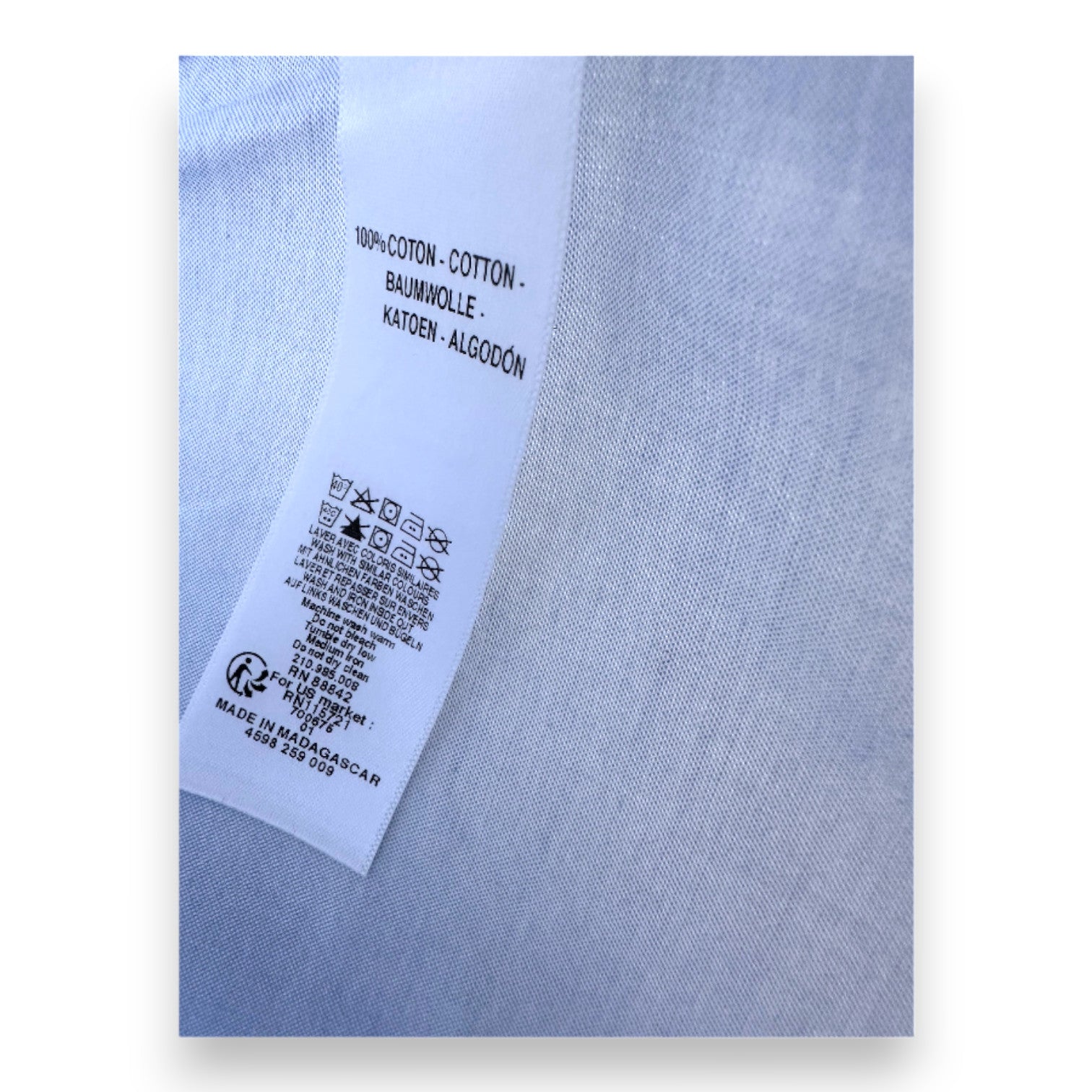 CYRILLUS - Blue long-sleeved shirt - 9 months