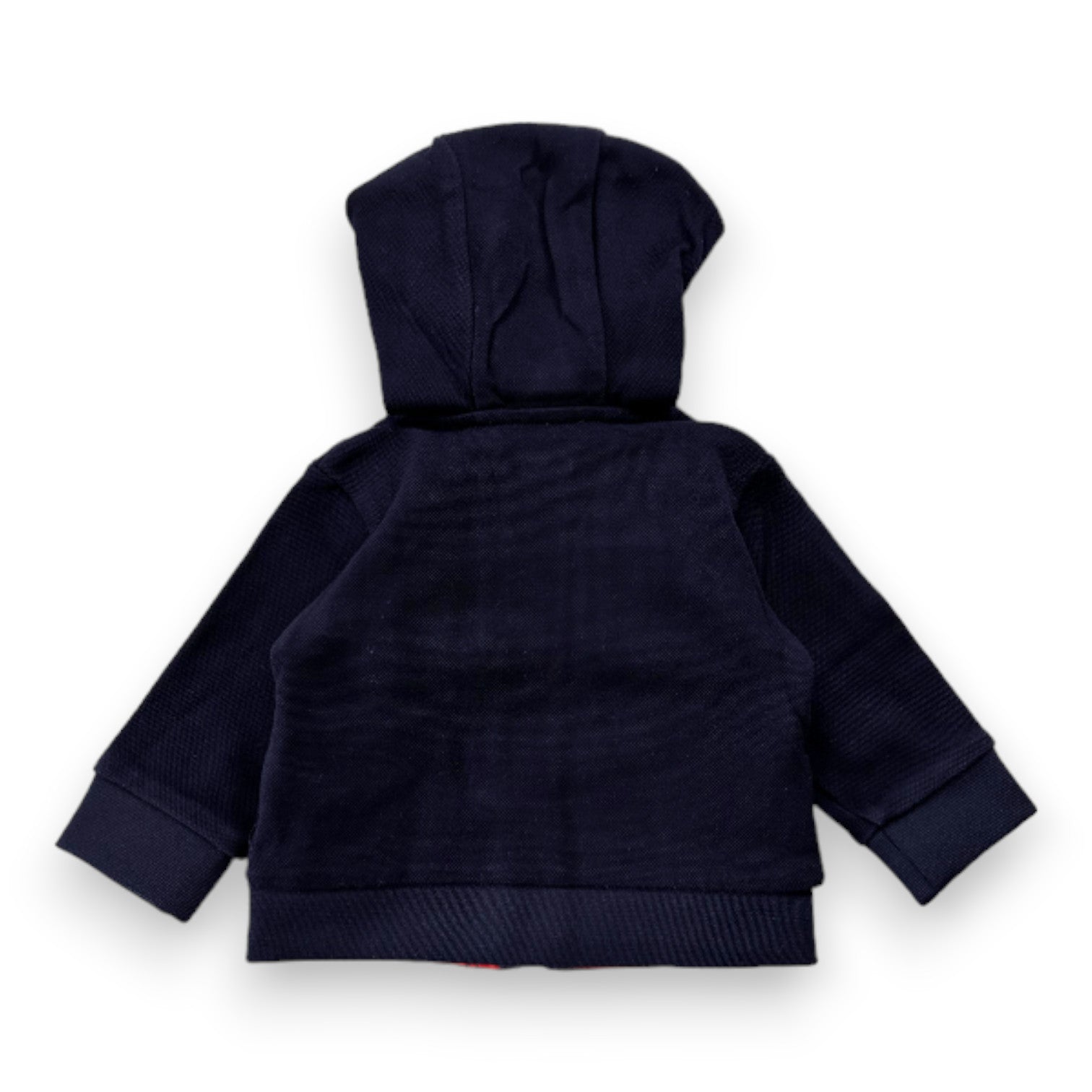 JACADI - marineblaues Sweatshirt mit Reißverschluss - 12 Monate