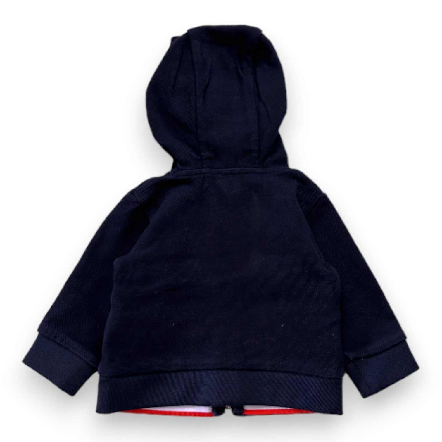 JACADI - marineblaues Sweatshirt mit Reißverschluss - 12 Monate