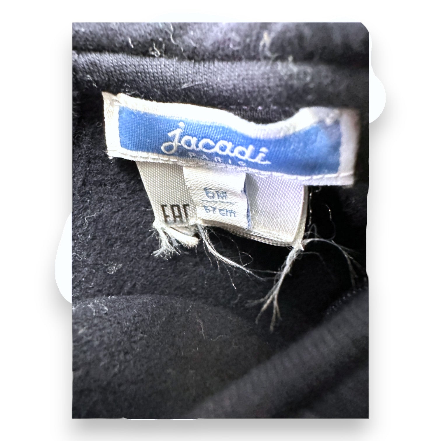 JACADI - Marineblau-weiß gestreifter Pyjama - 6 Monate