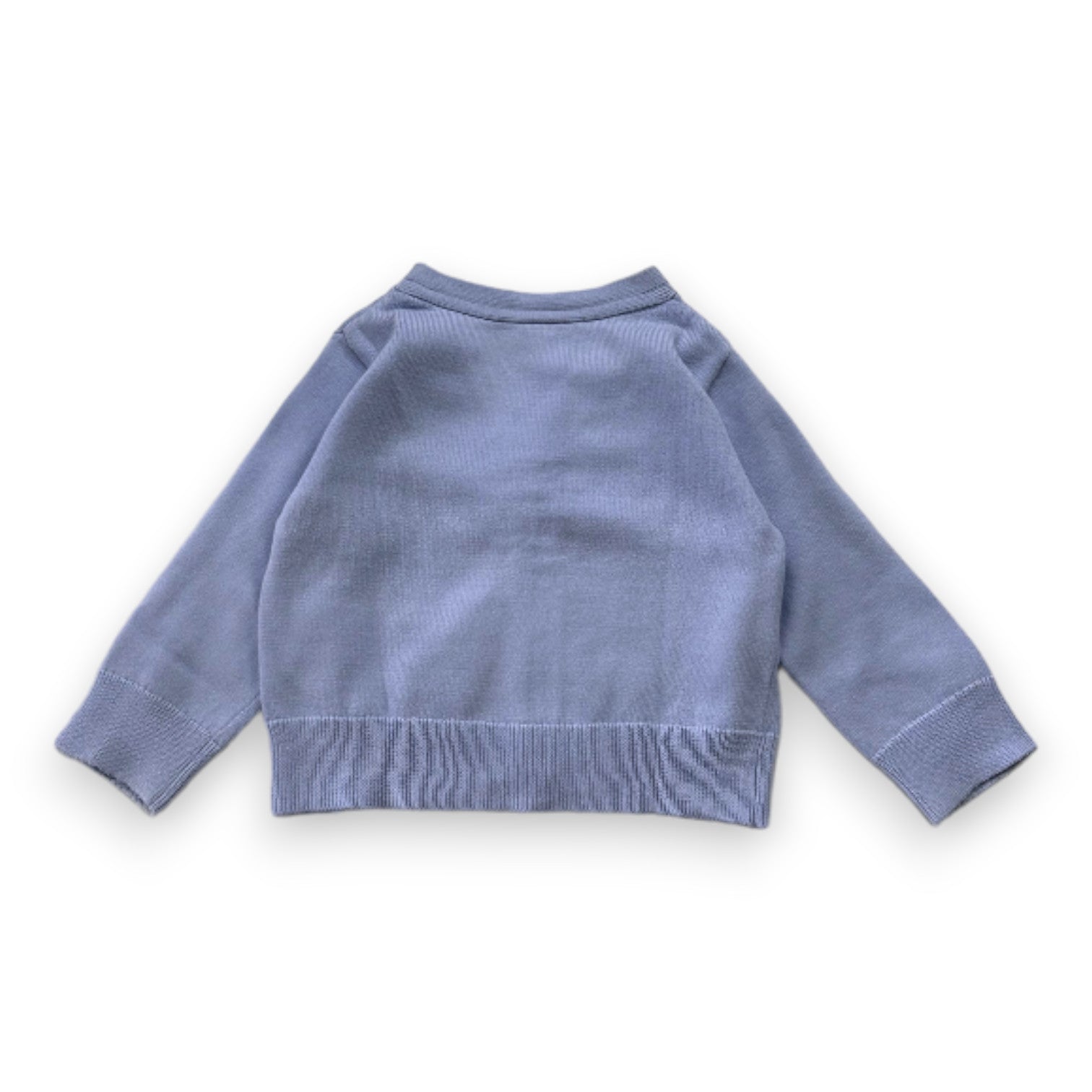 JACADI - Himmelblaue Strickjacke - 12 Monate