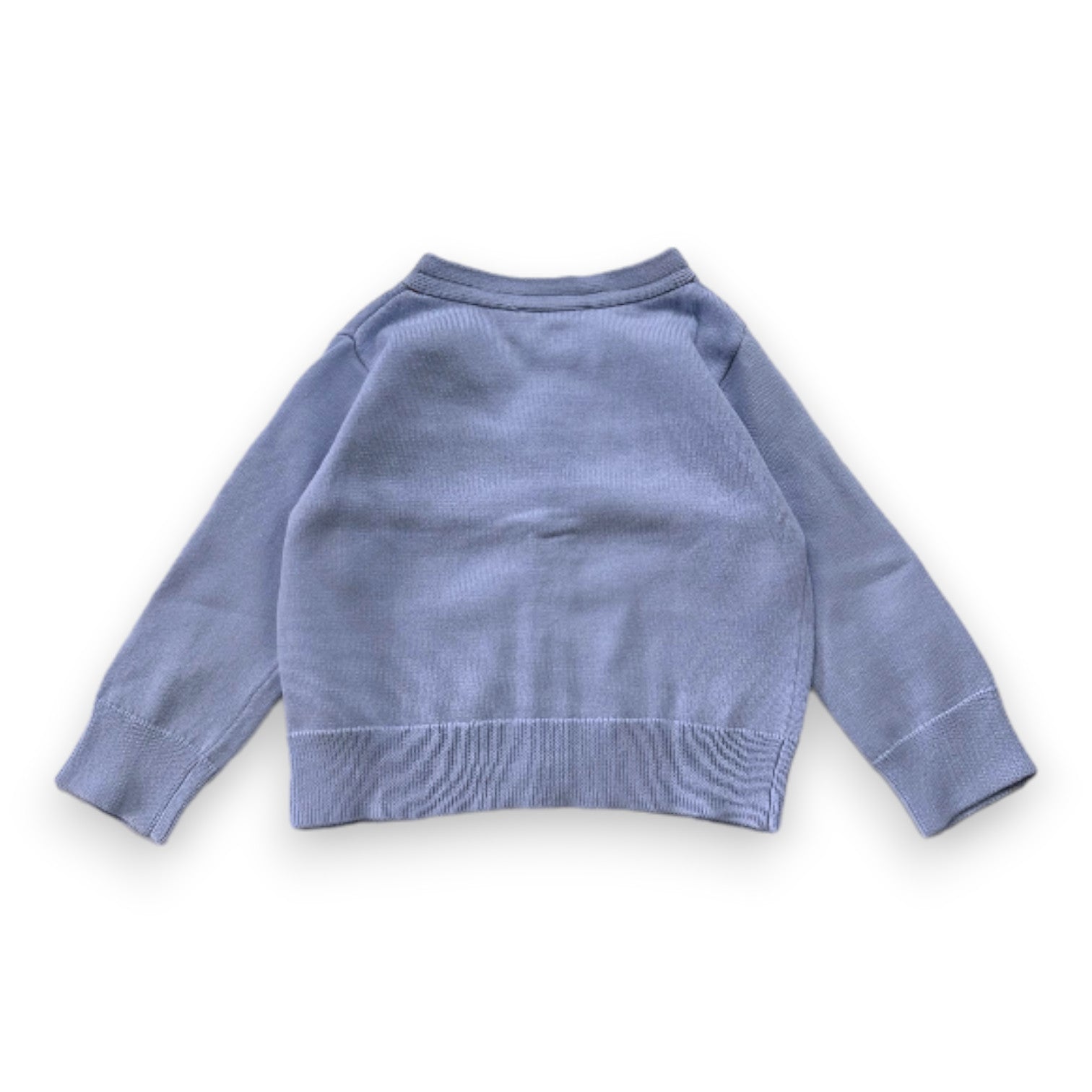 JACADI - Himmelblaue Strickjacke - 12 Monate