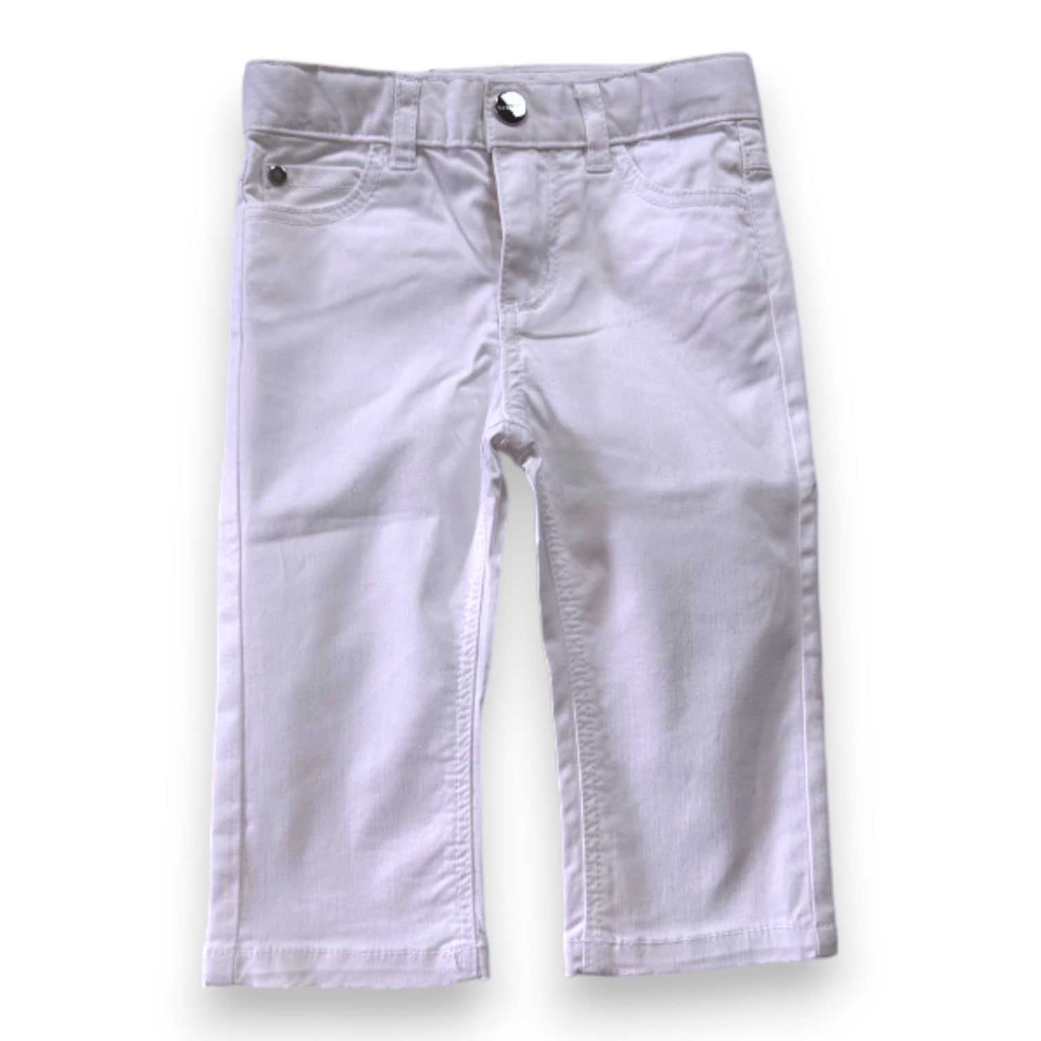 JACADI - Weiße Jeans - 12 Monate