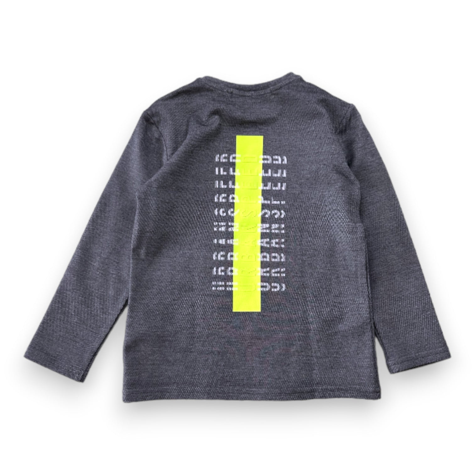 IKKS - Grey long-sleeved T-shirt with prints - 4 years